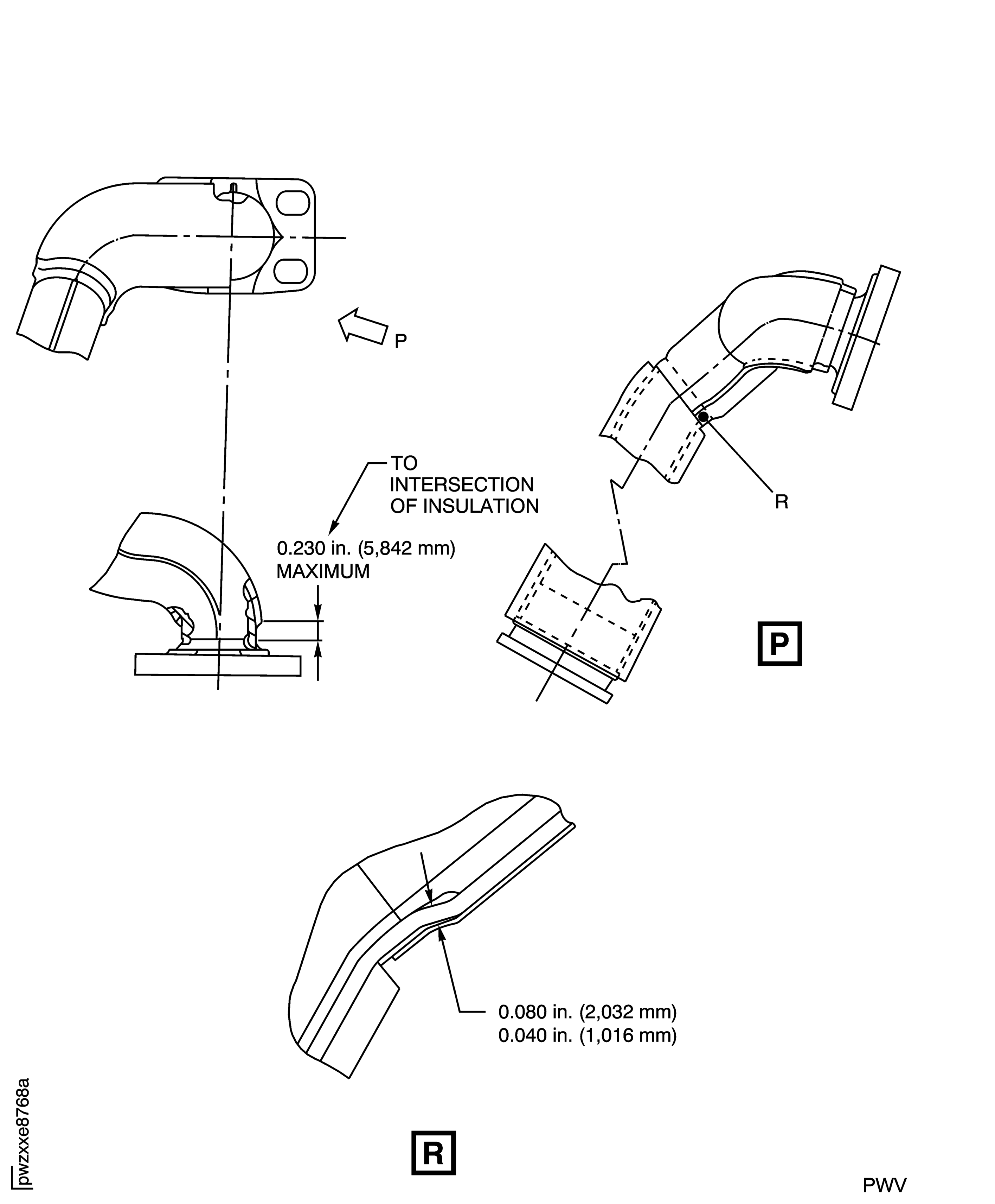 Repair Details and Dimensions