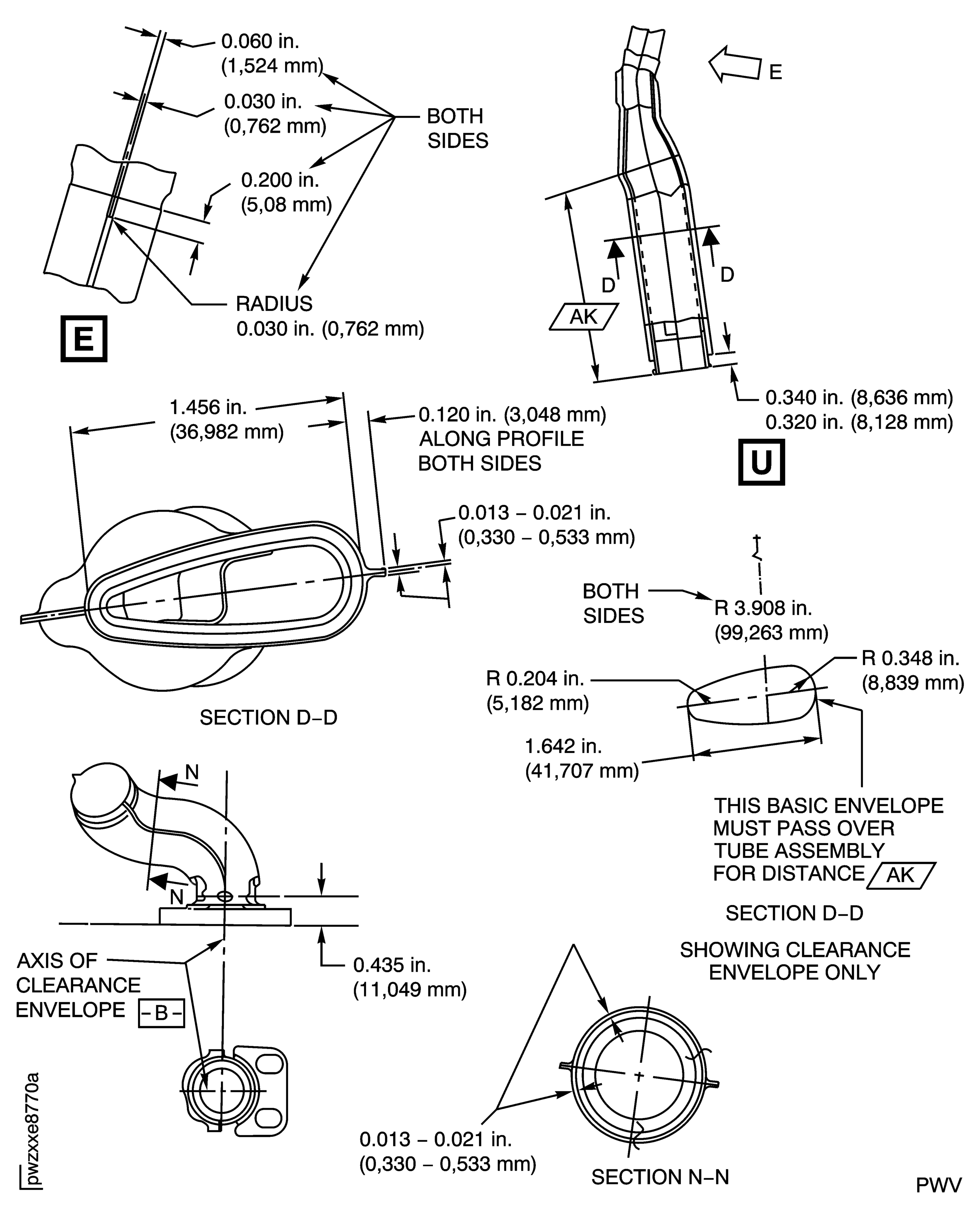 Repair Details and Dimensions