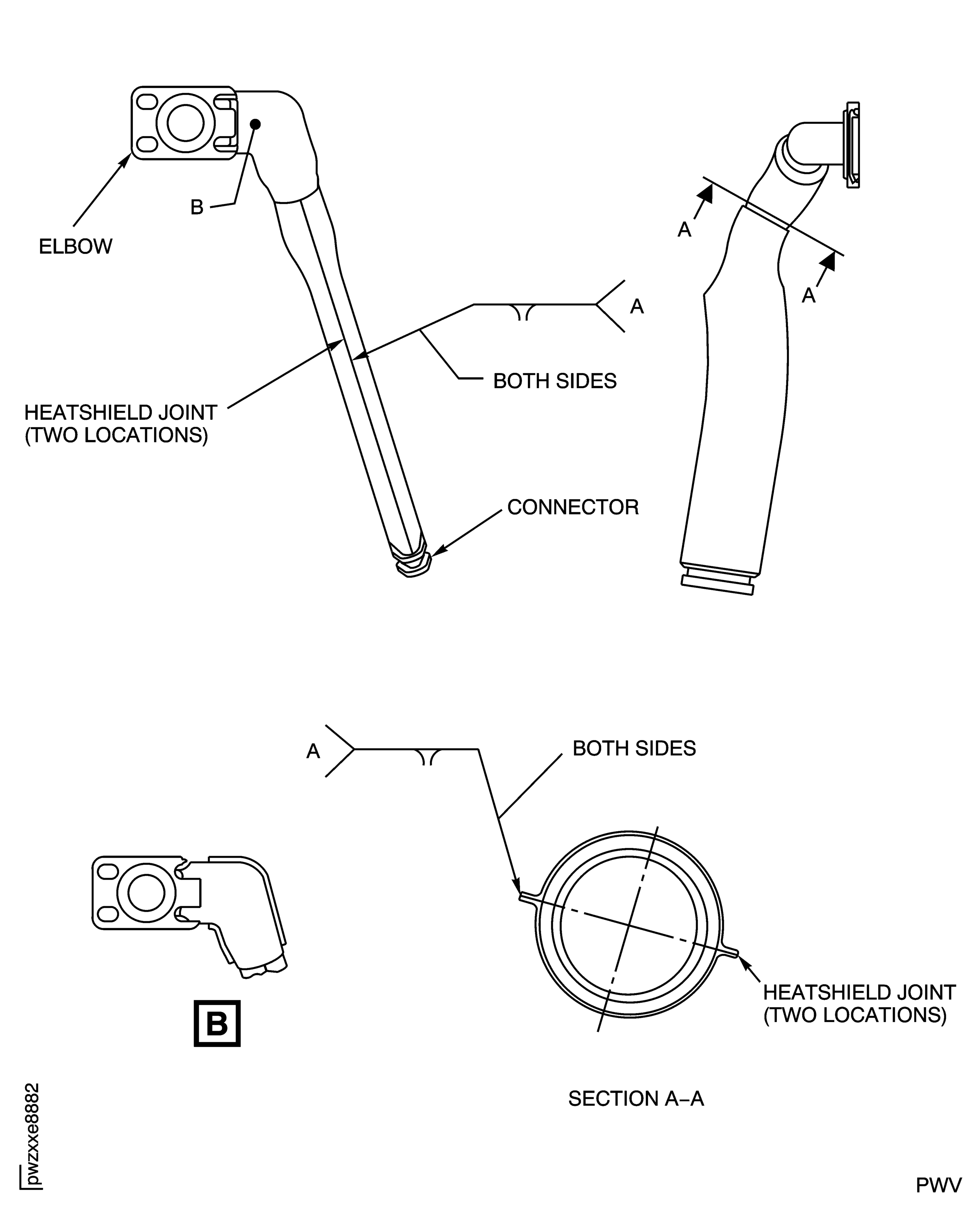Repair Details and Dimensions (with Heatshields)
