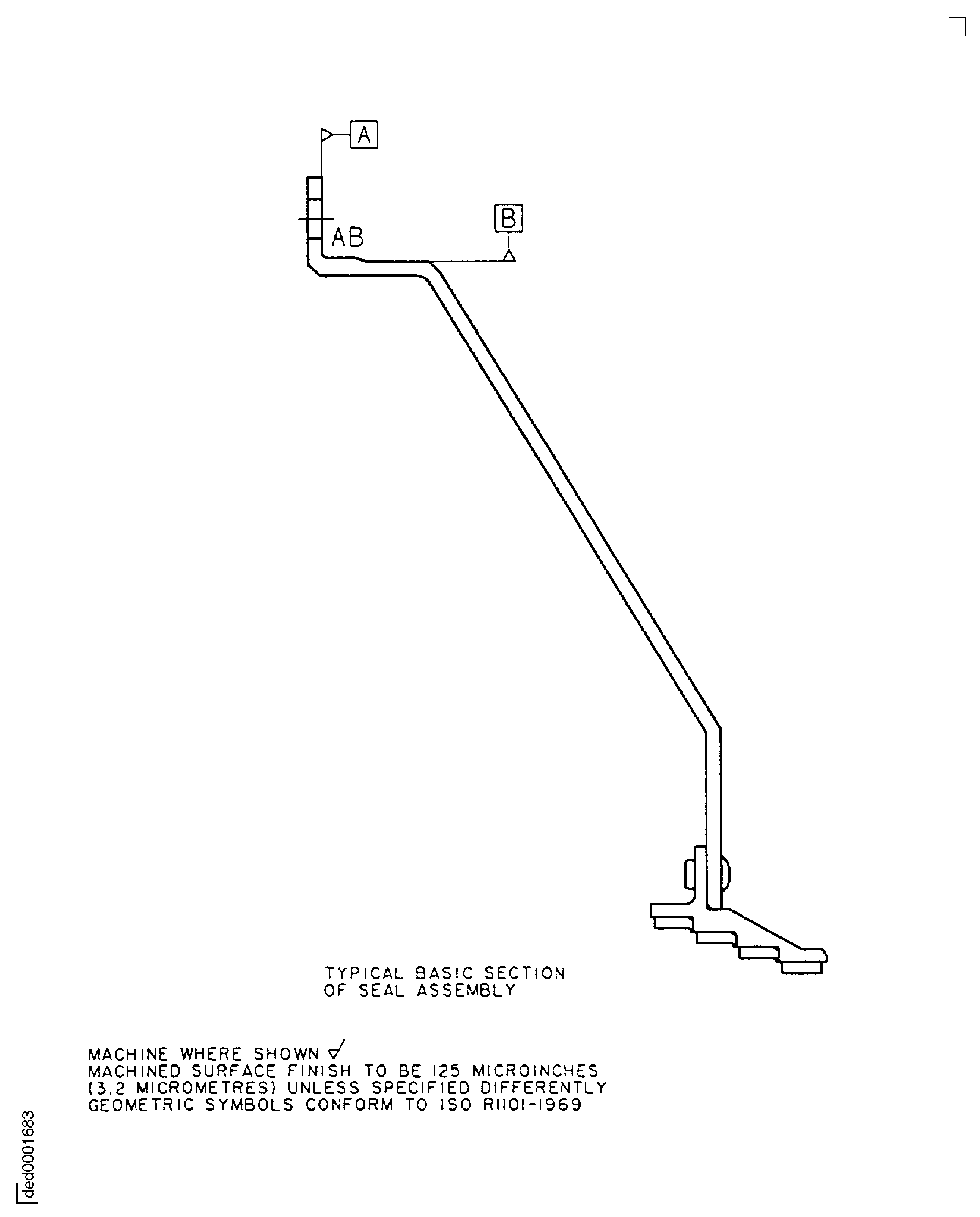 Repair details and dimensions - Assembly B