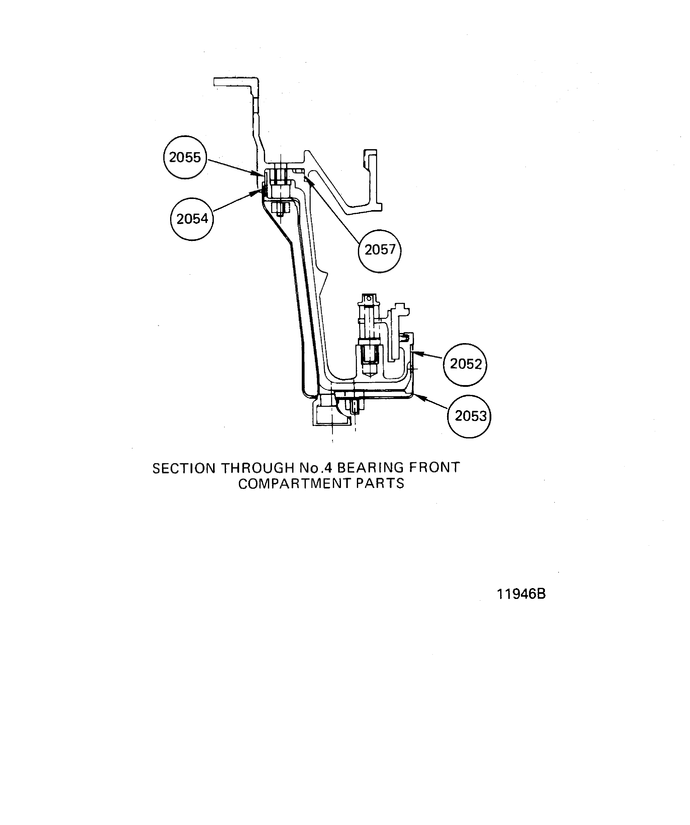 No. 4 Bearing Front Compartment - Fits and Clearances