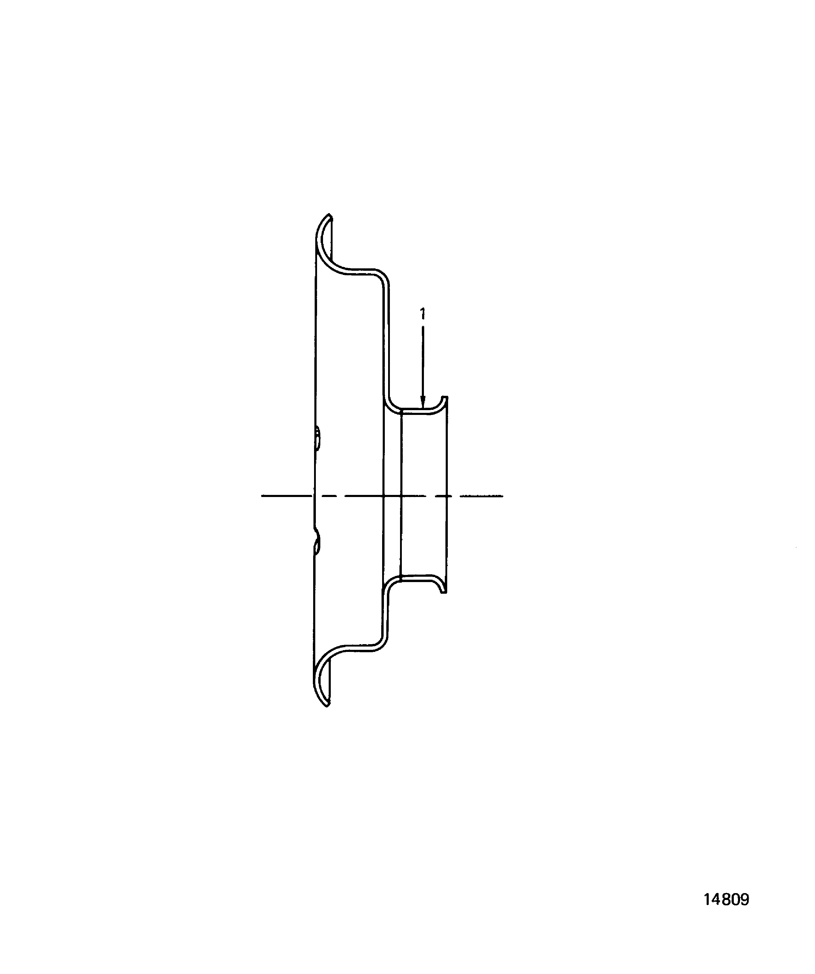 No. 4 bearing pressure tube heat shield inspection locations