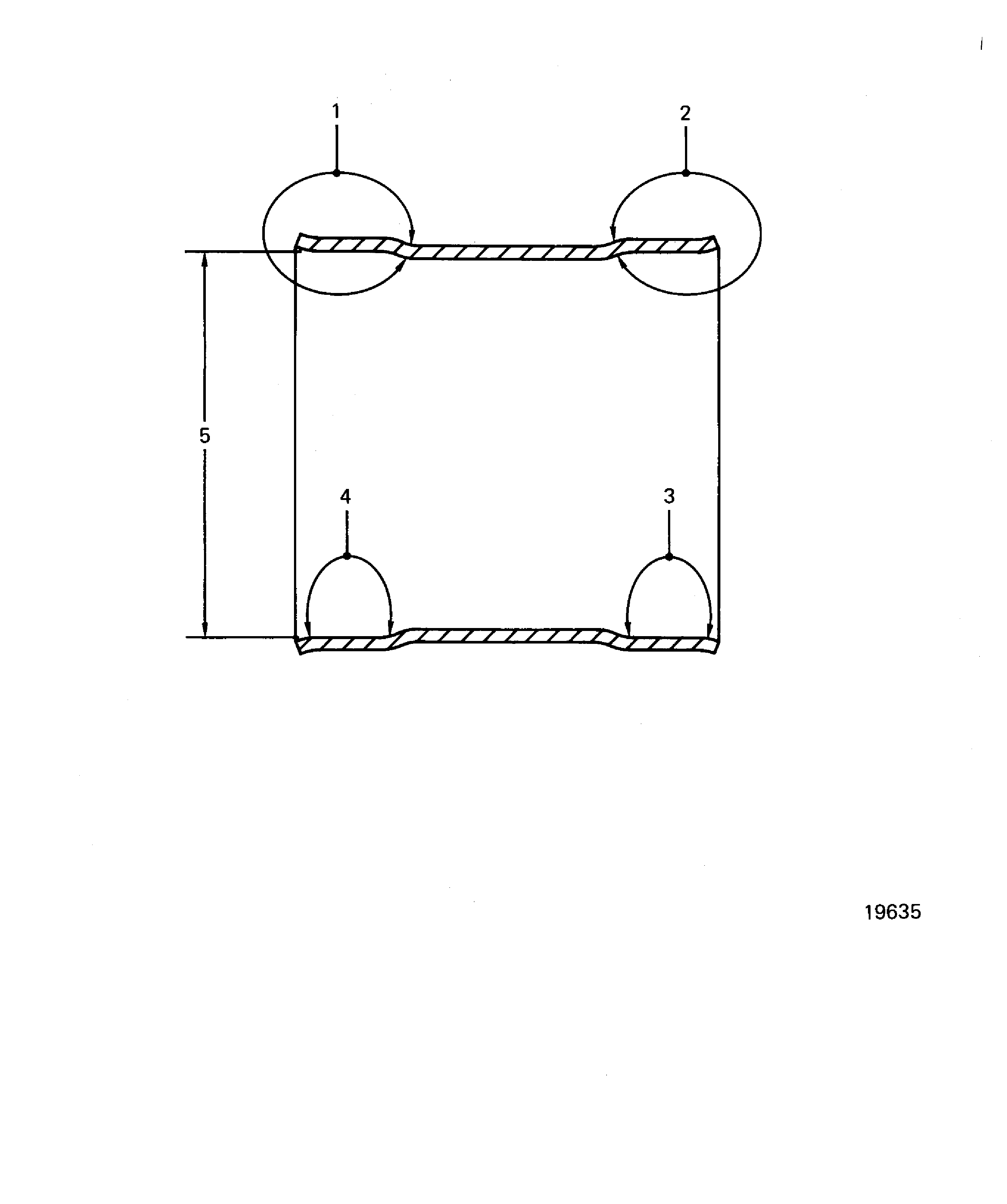 No. 4 Bearing Scavenge Tube Heat Shield (02-140) Inspection Locations