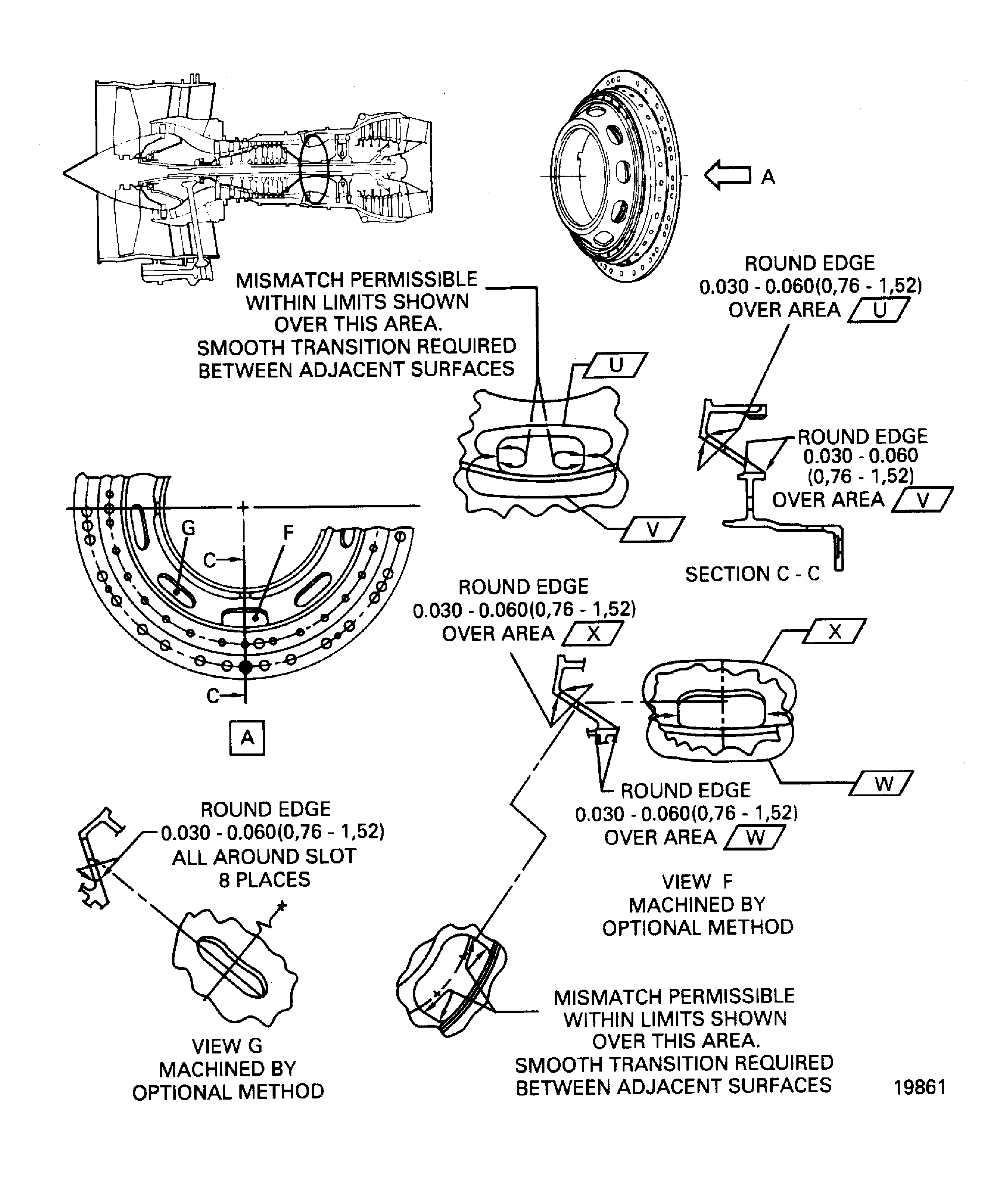Rework the No. 4 bearing support assembly