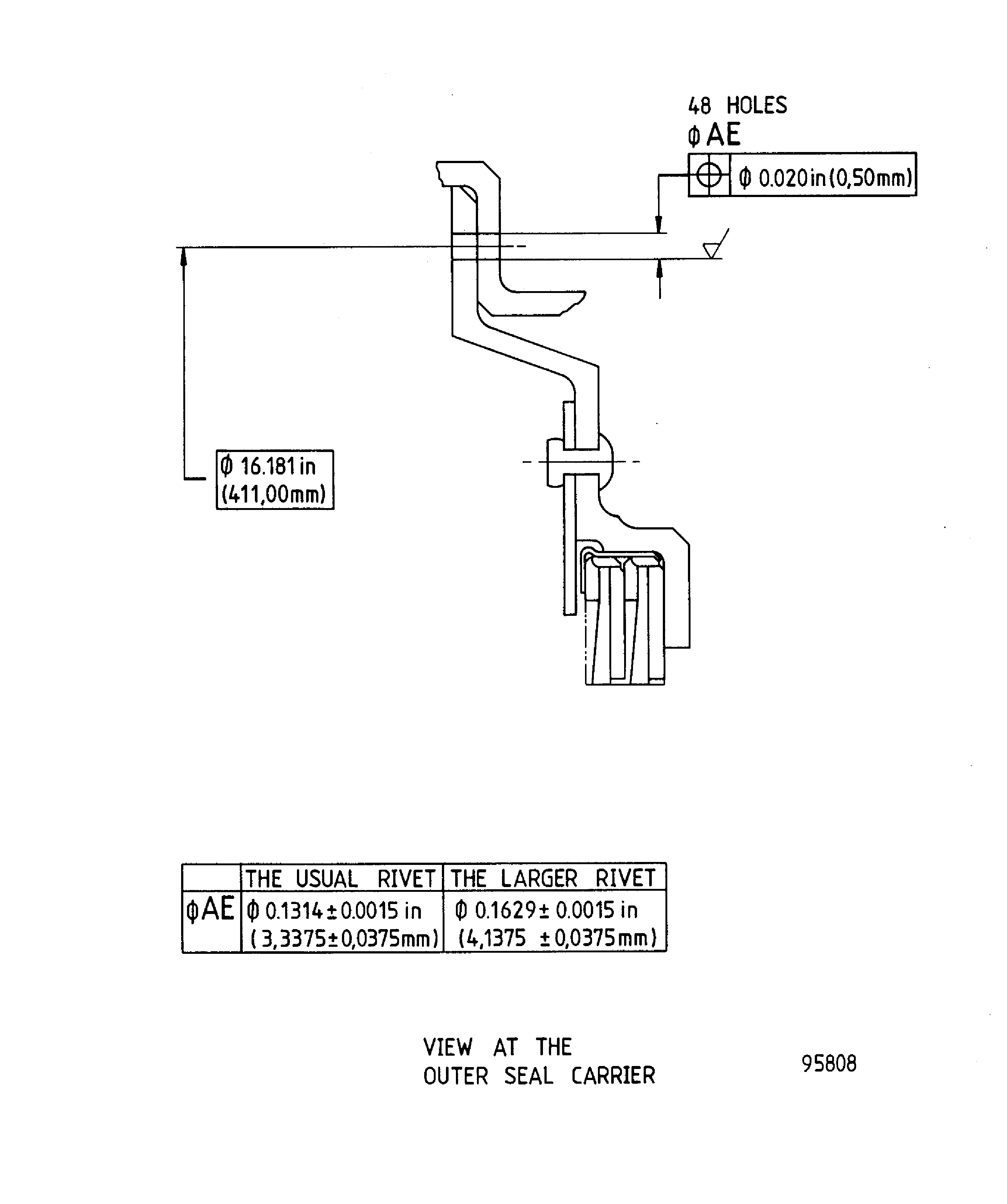 Repair Details and Dimensions - Assembly A and Assembly B