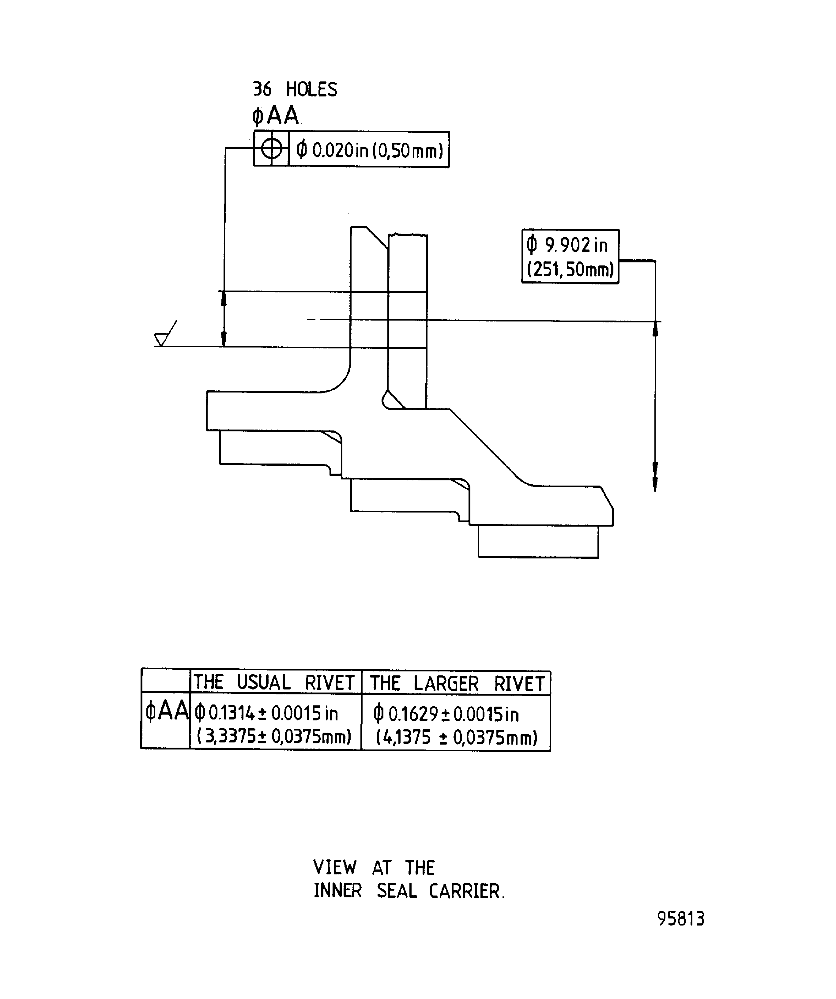 Repair Details and Dimensions - Assembly A and Assembly B