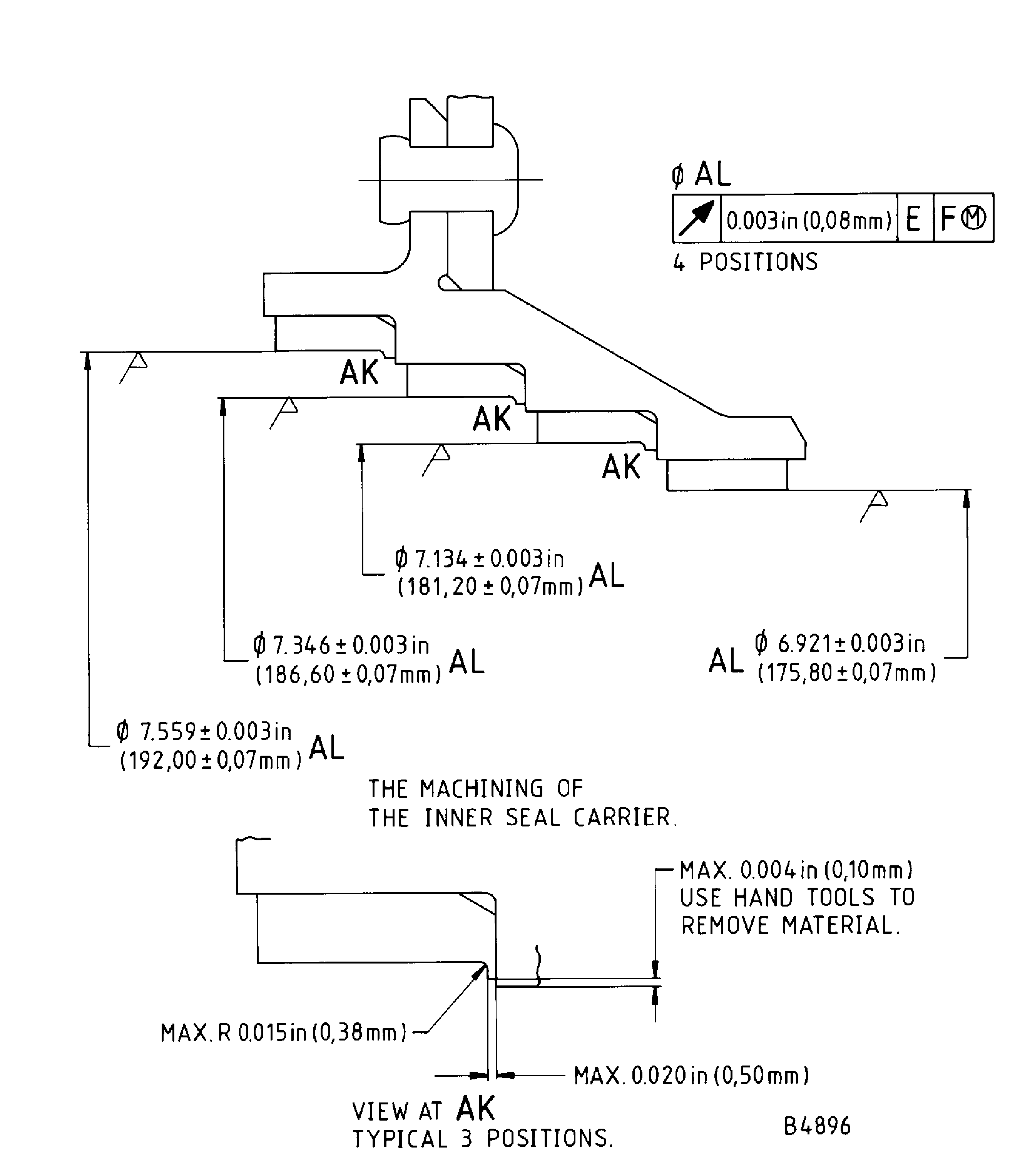 Repair Details and Dimensions - Assembly C