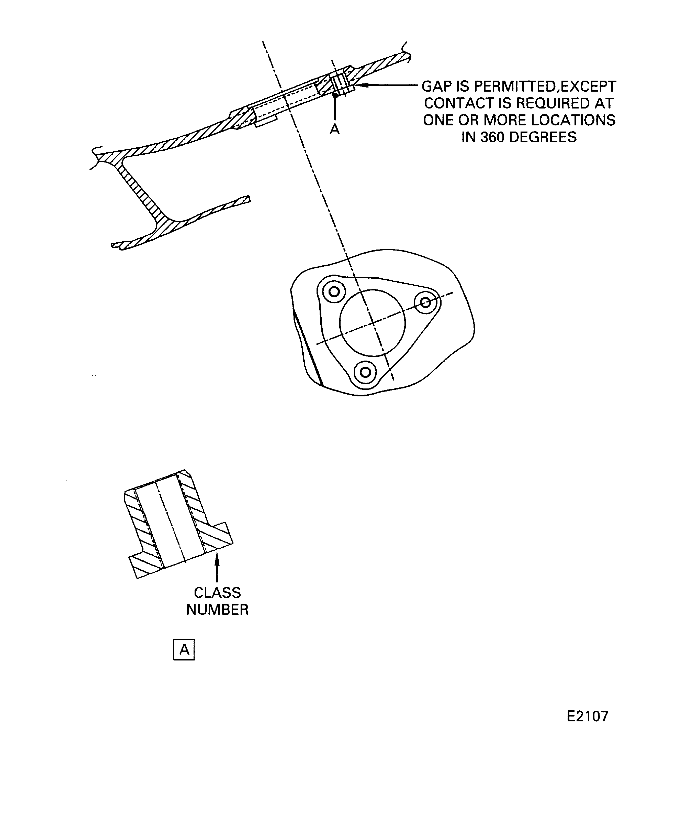 Diffuser Case Fuel Nozzle Boss Insert Repair Areas