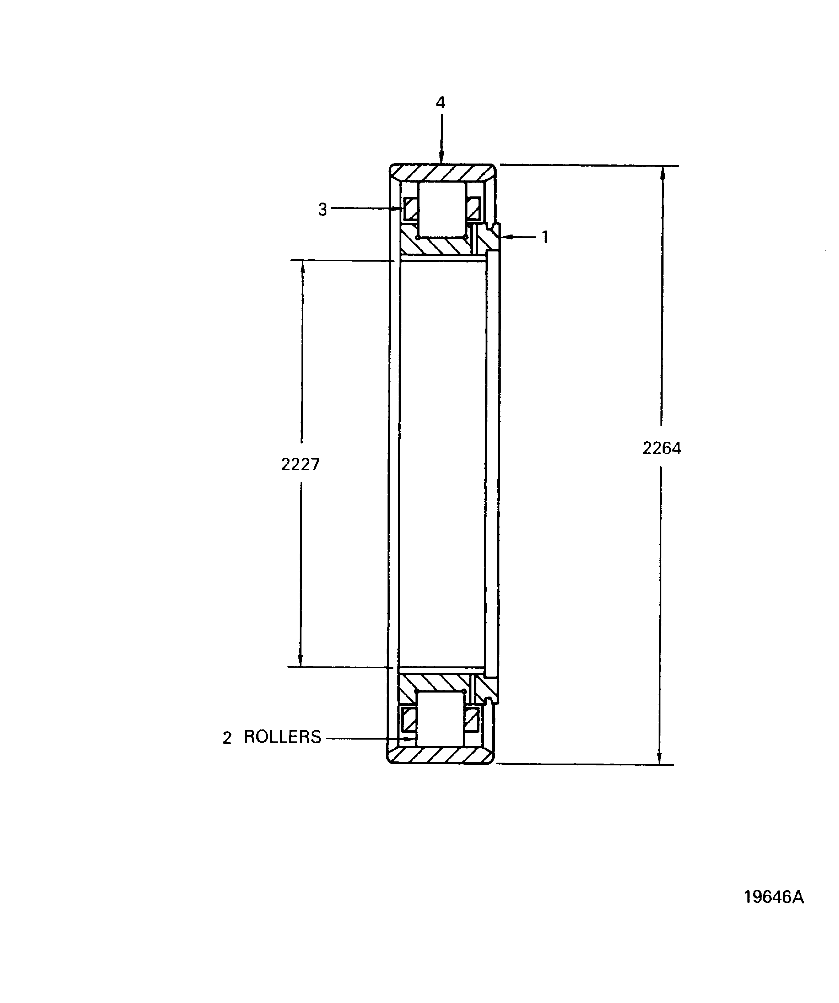 No. 4 bearing inspection locations