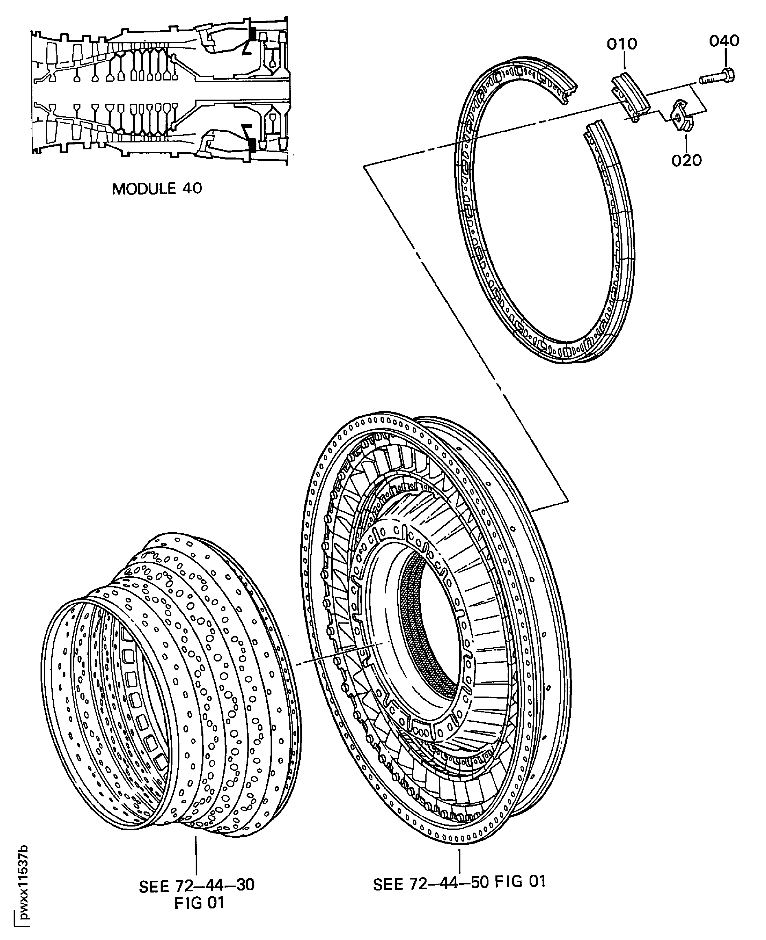 STAGE 1 HPT DUCT SEGMENT