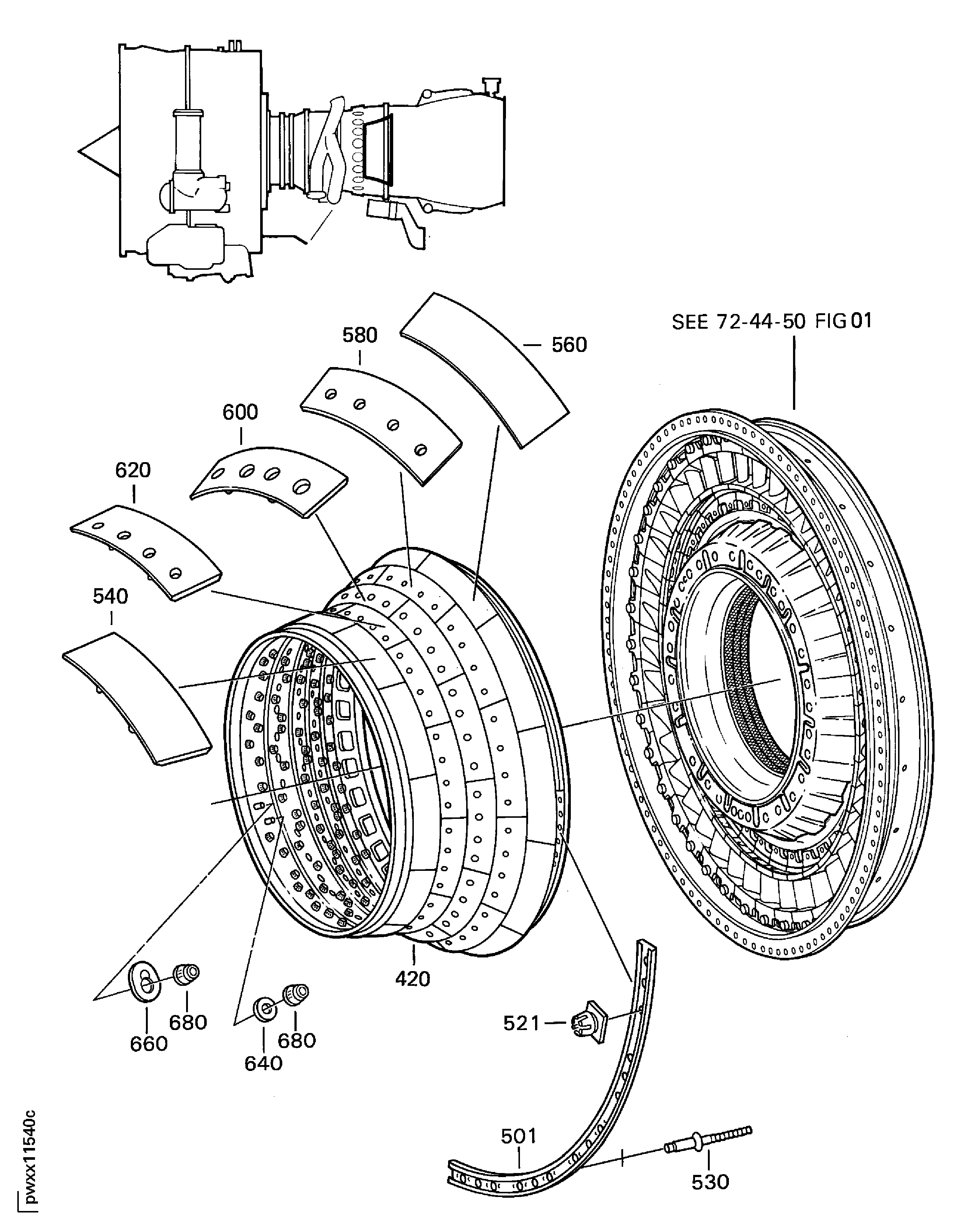 COMBUSTION CHAMBER INNER LINER