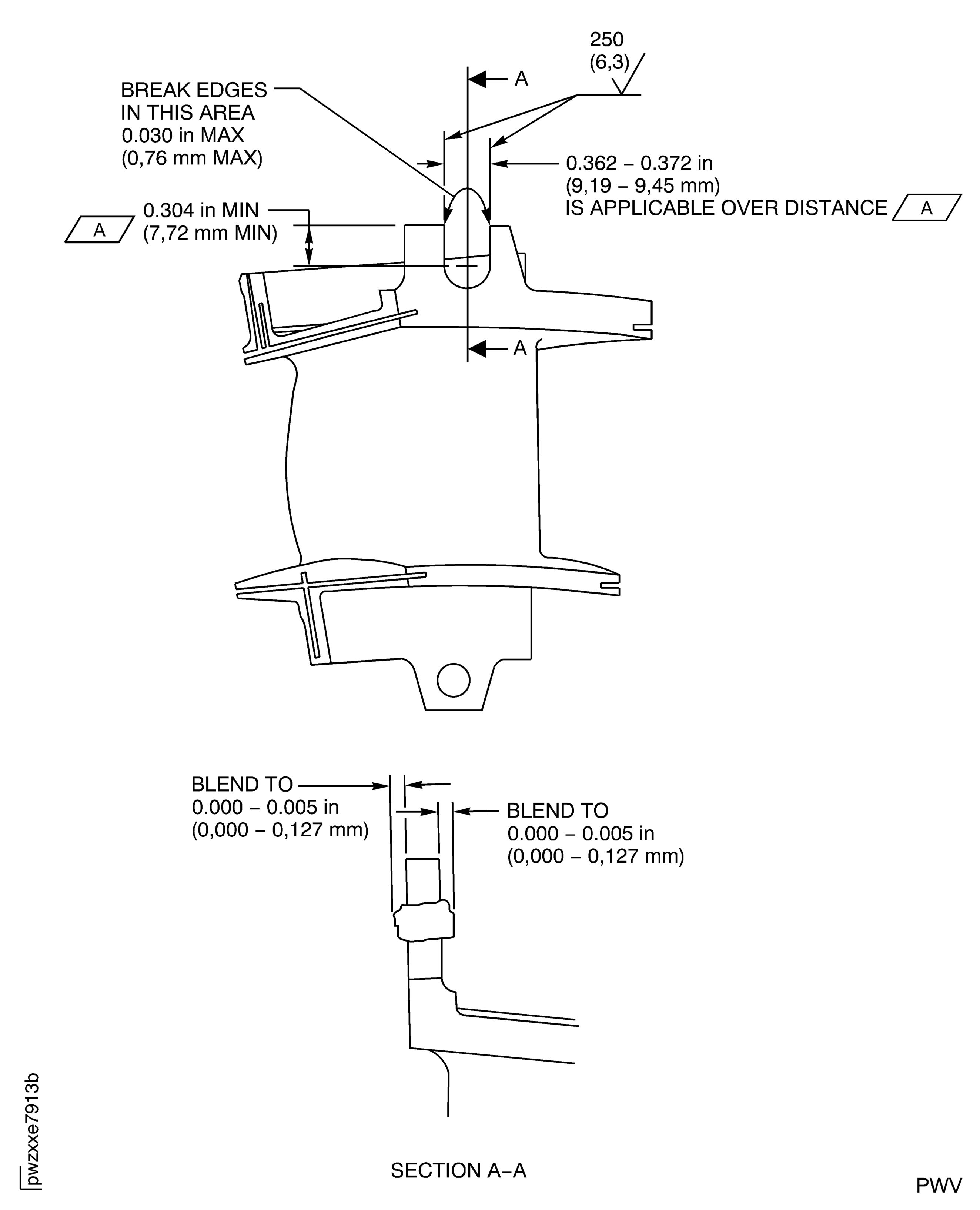 Repair Details and Dimensions