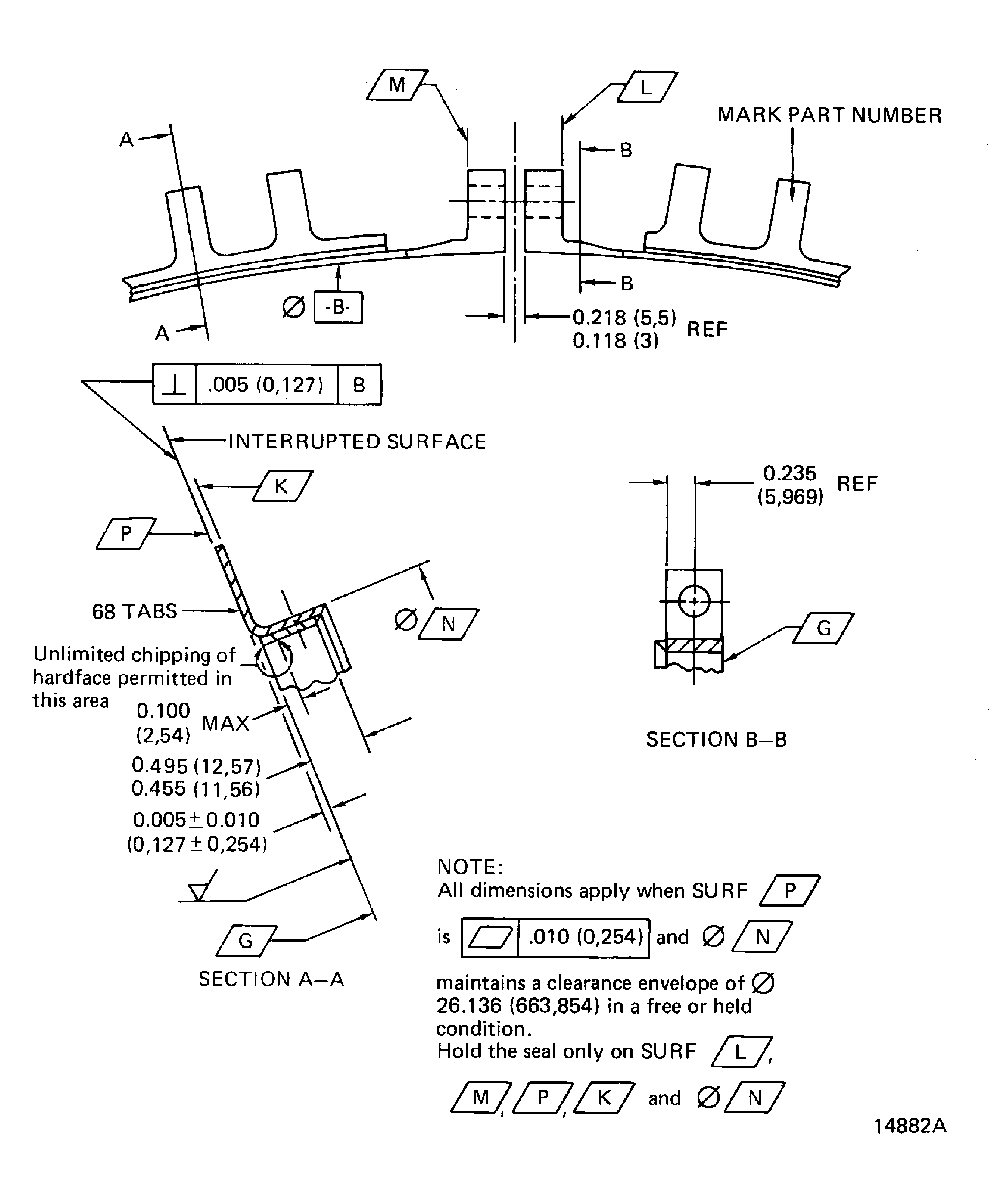 Rework the stage 1 HPT seal assembly