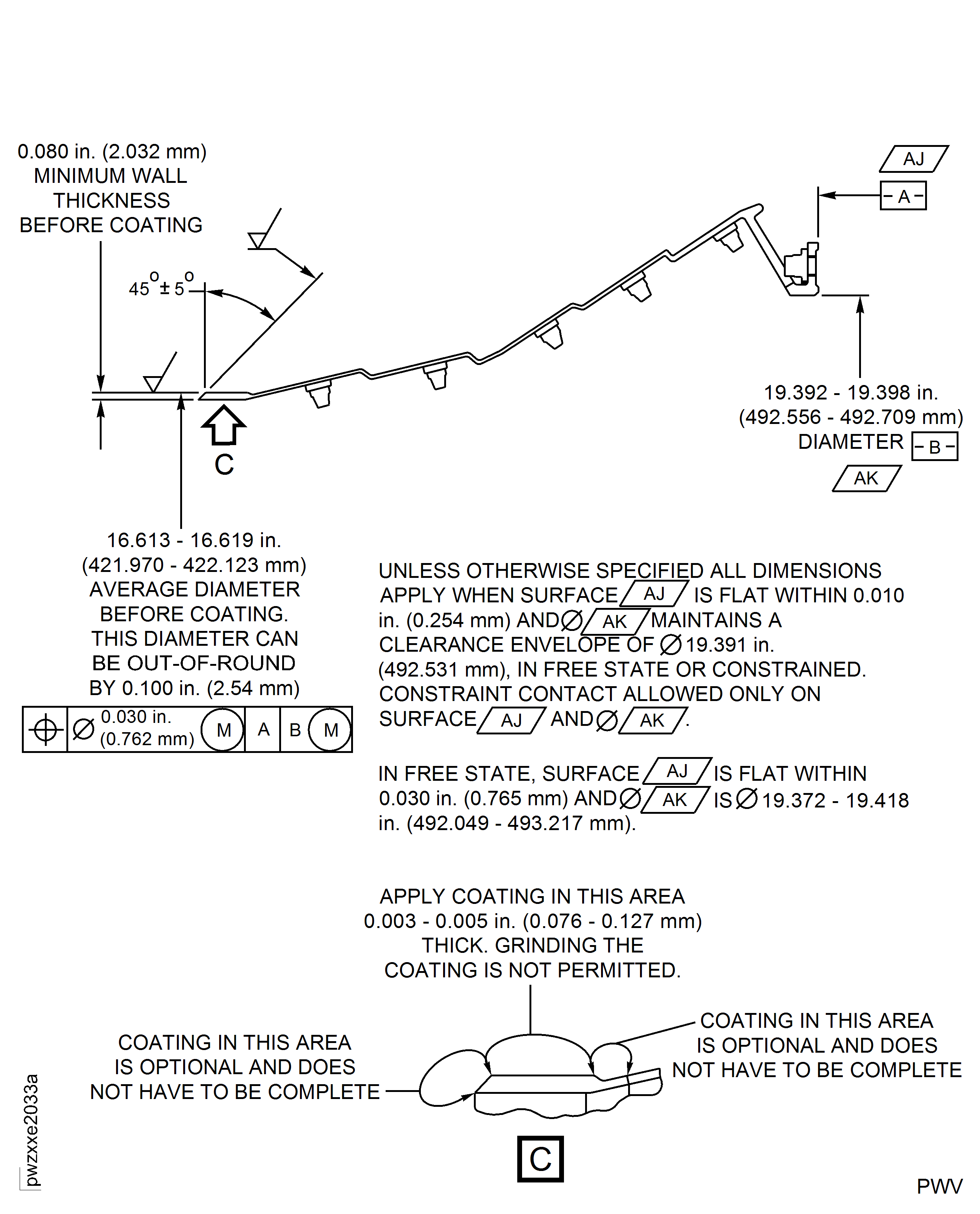 Repair Details and Dimensions