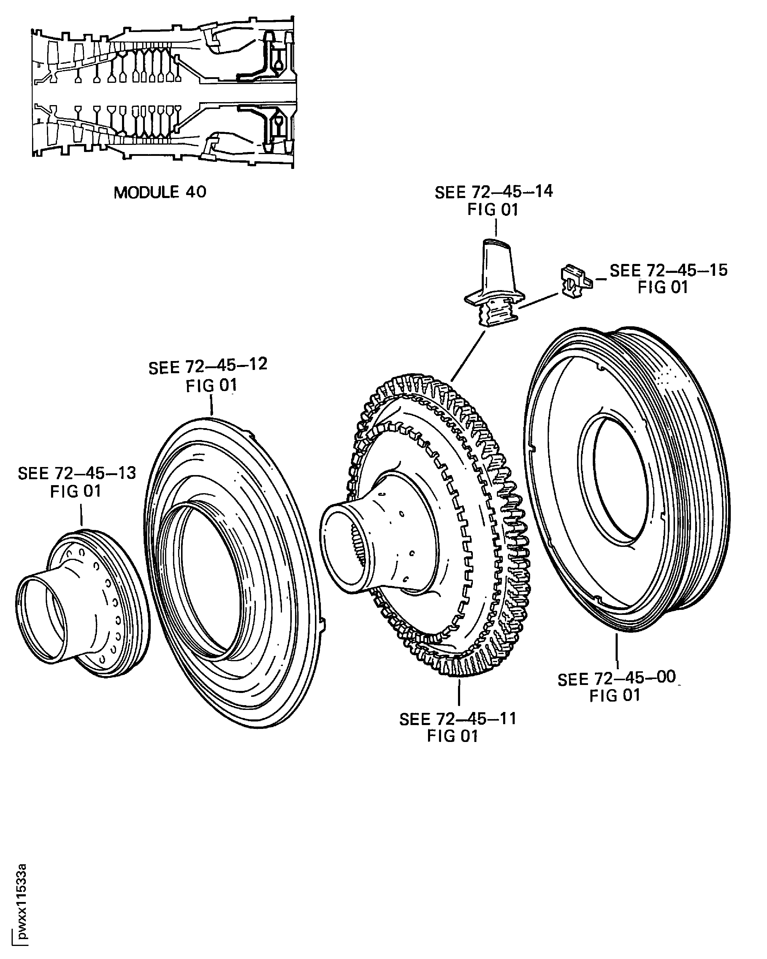 STAGE 1 TURBINE ROTOR ASSEMBLY