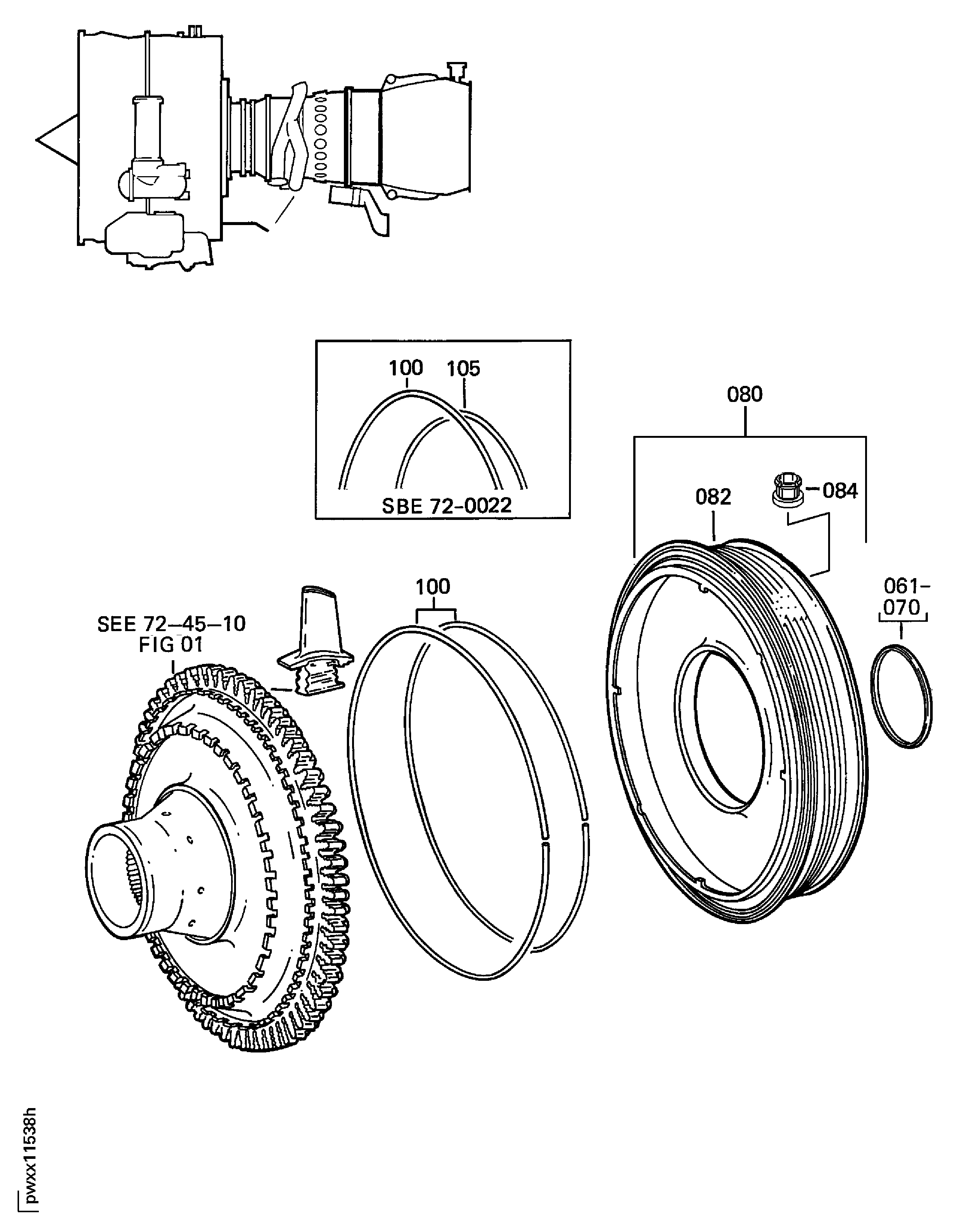 HPT ROTOR AND STATOR ASSEMBLY