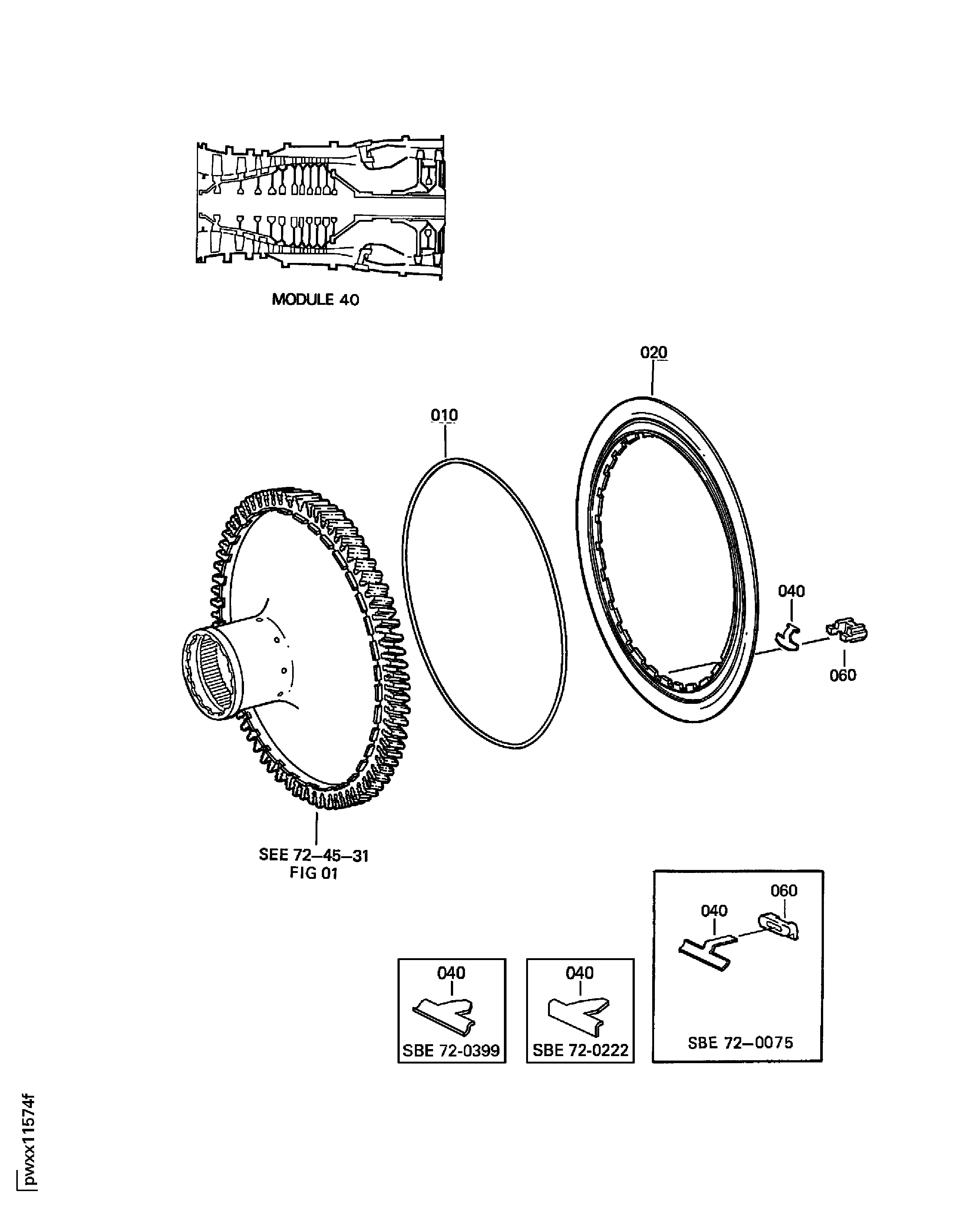 STAGE 2 HPT BLADE RETAINING PLATE