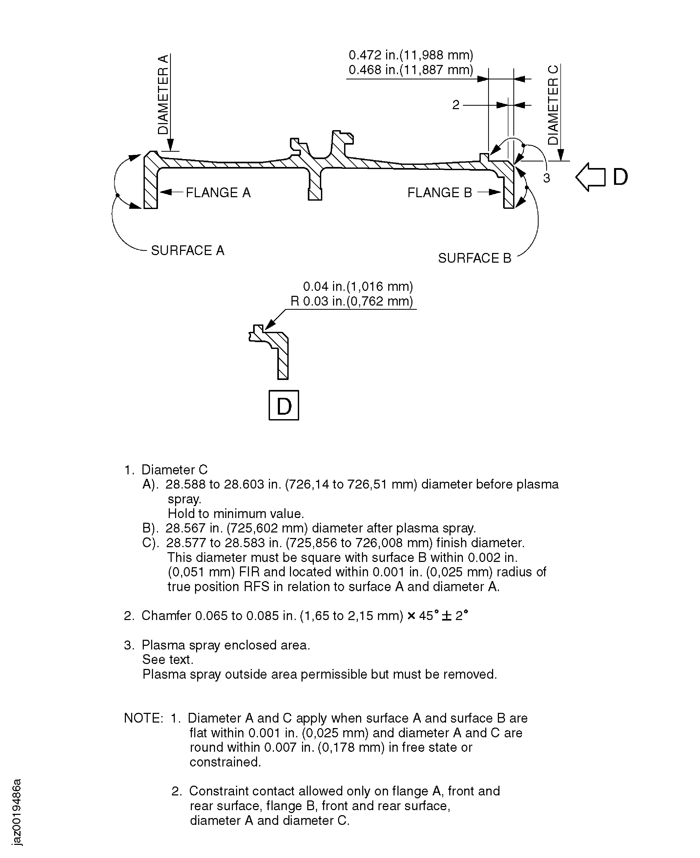 Repair Details and Dimensions