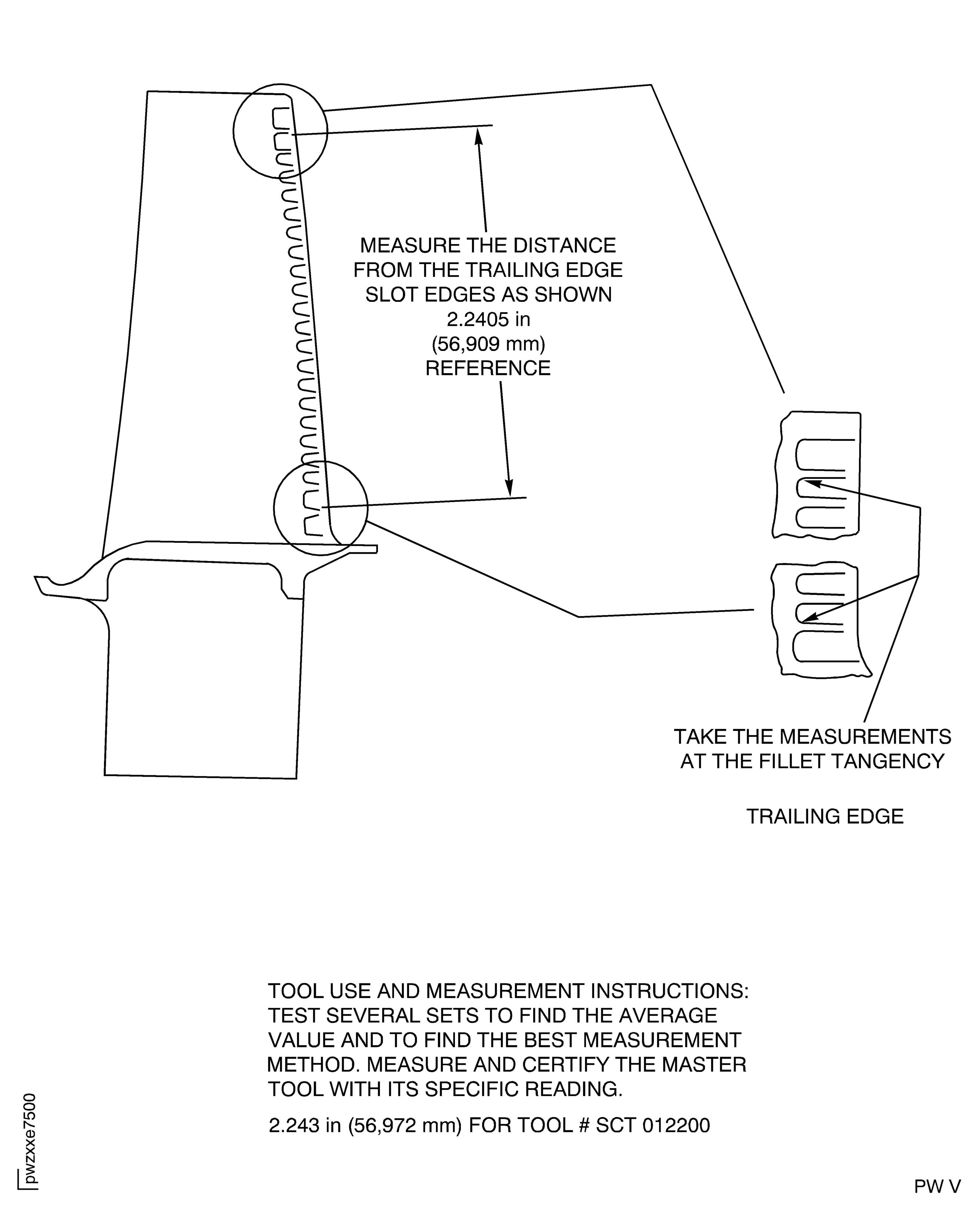 Stage 2 HPT Blade Assembly Blade Length