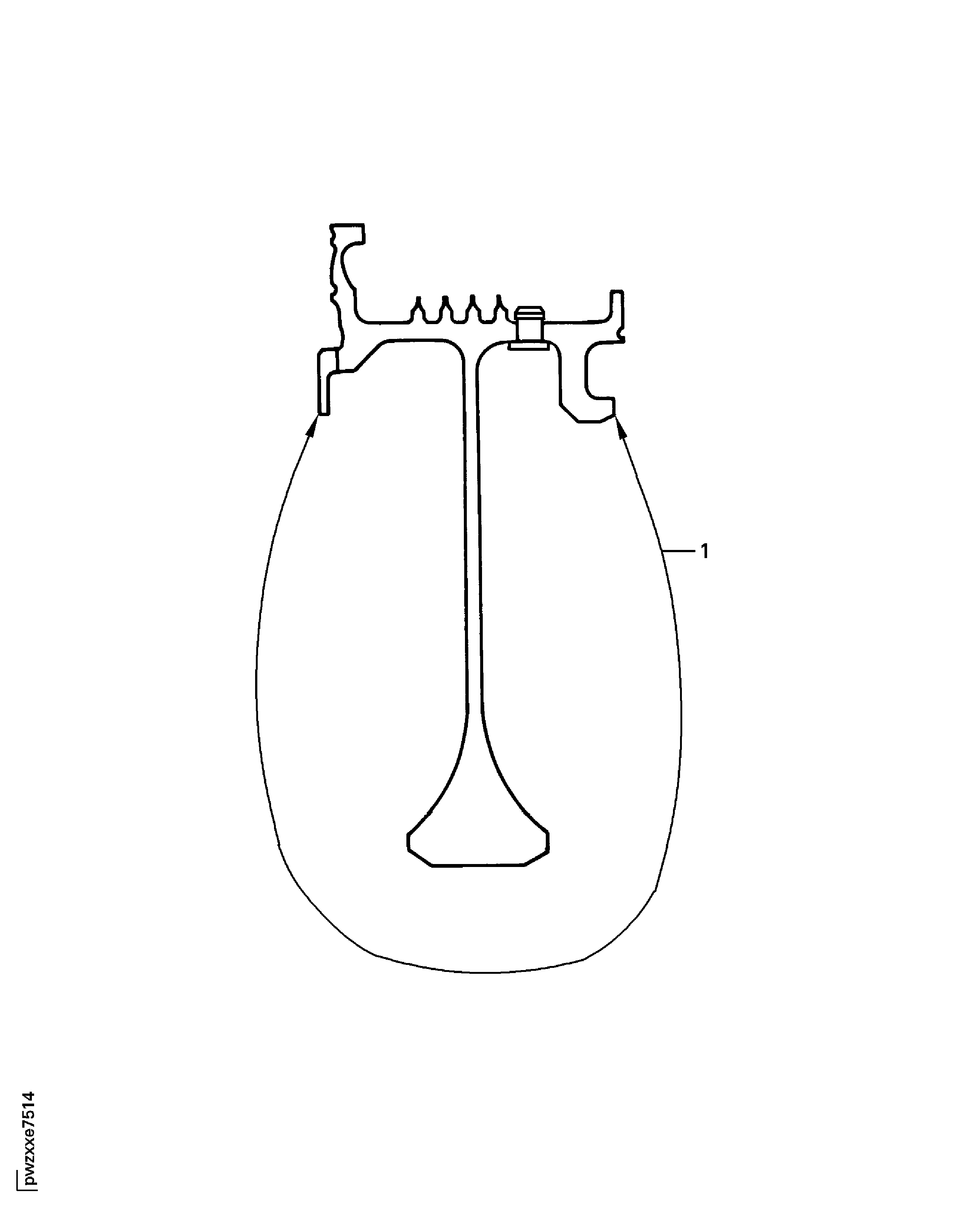 Stage 2 HPT Air Seal Inspection Locations