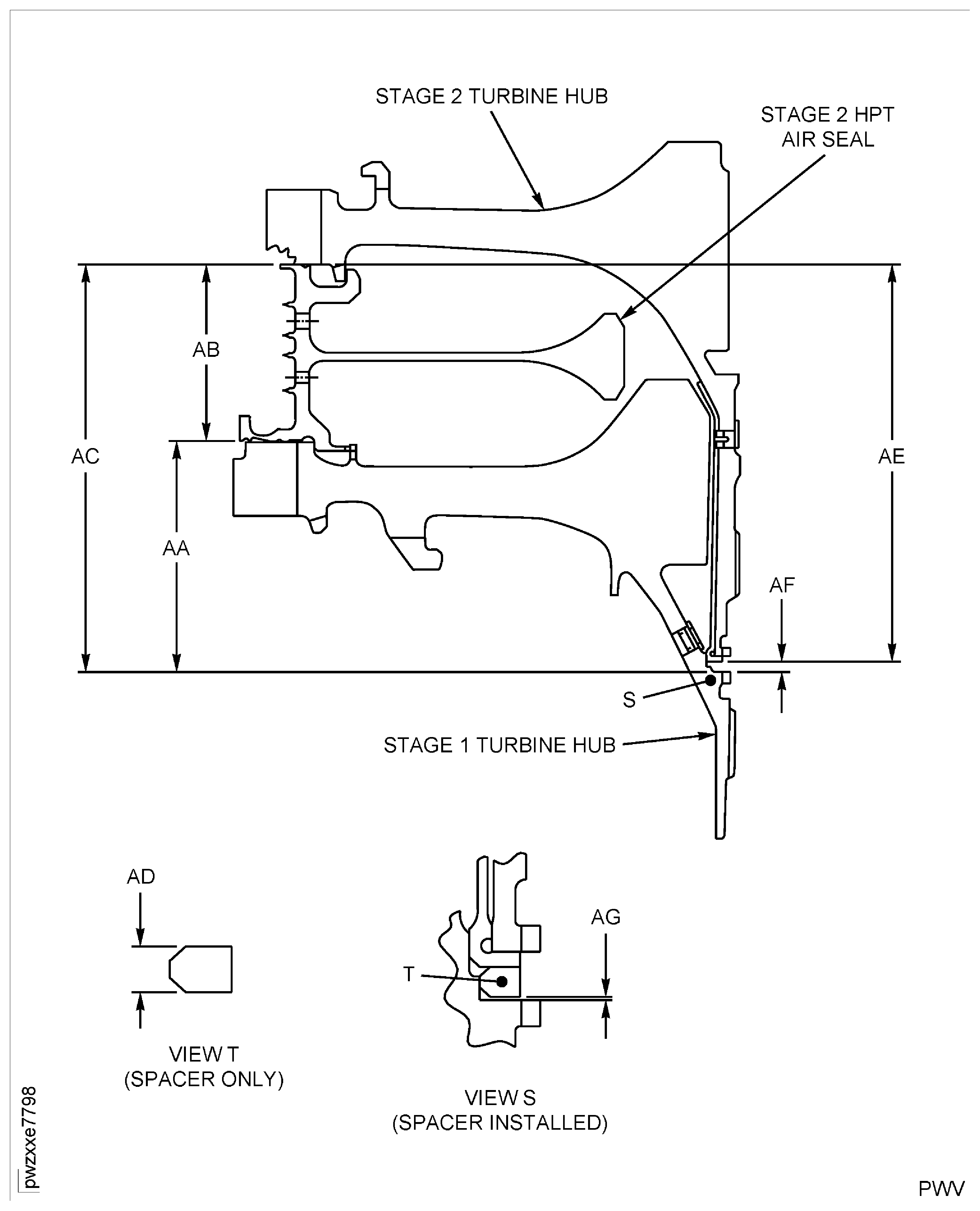 Dimension Necessary to Find the Thickness of the Spacer
