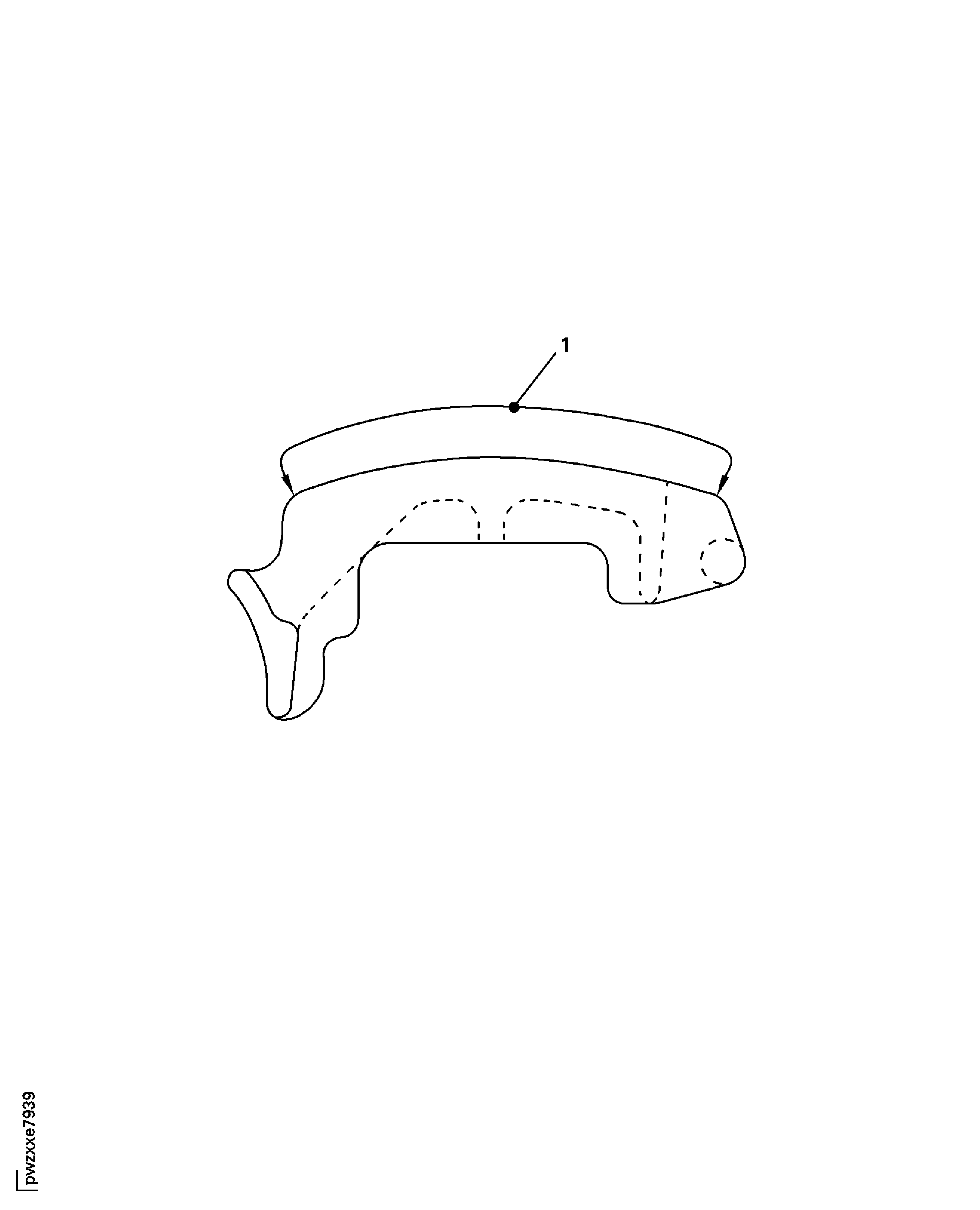 V2500-A5: Stage 1 HPT Damper Inspection Location