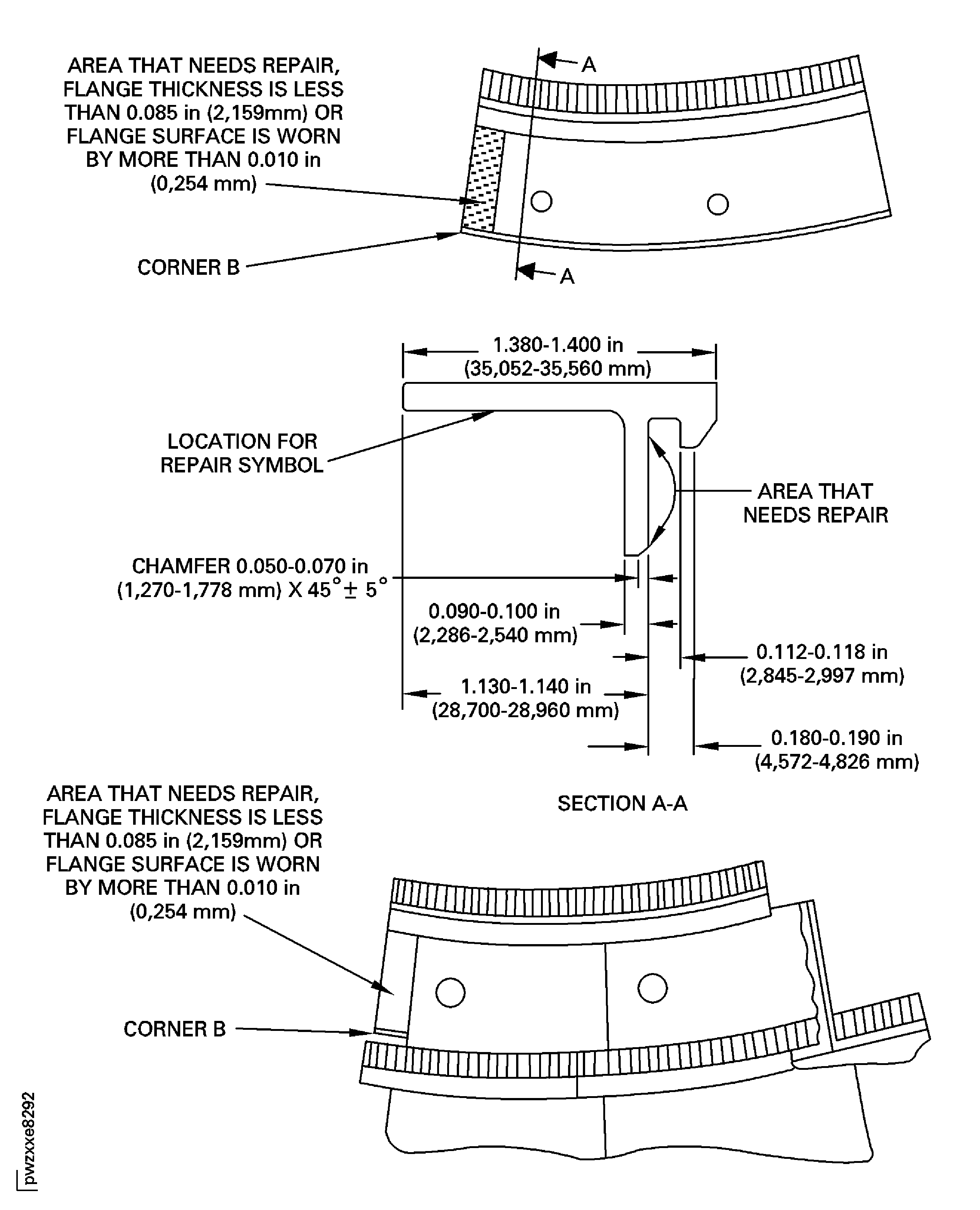 Repair Details and Dimensions (PN2A0088-01)