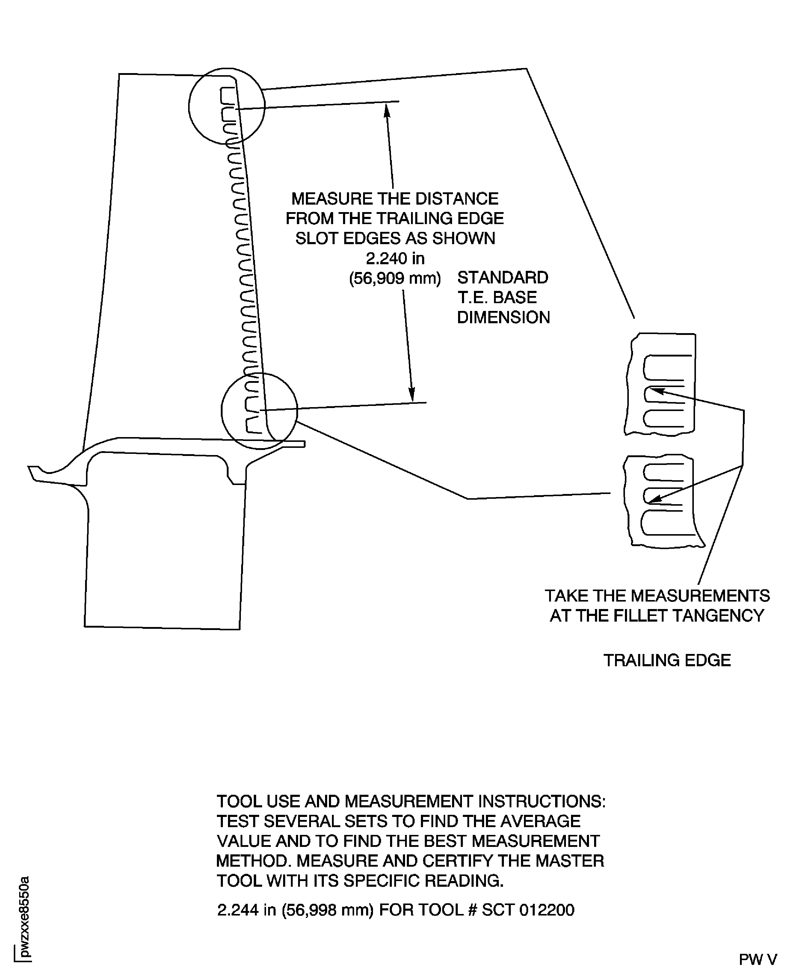 Stage 2 HPT Blade Assembly Growth Measurement