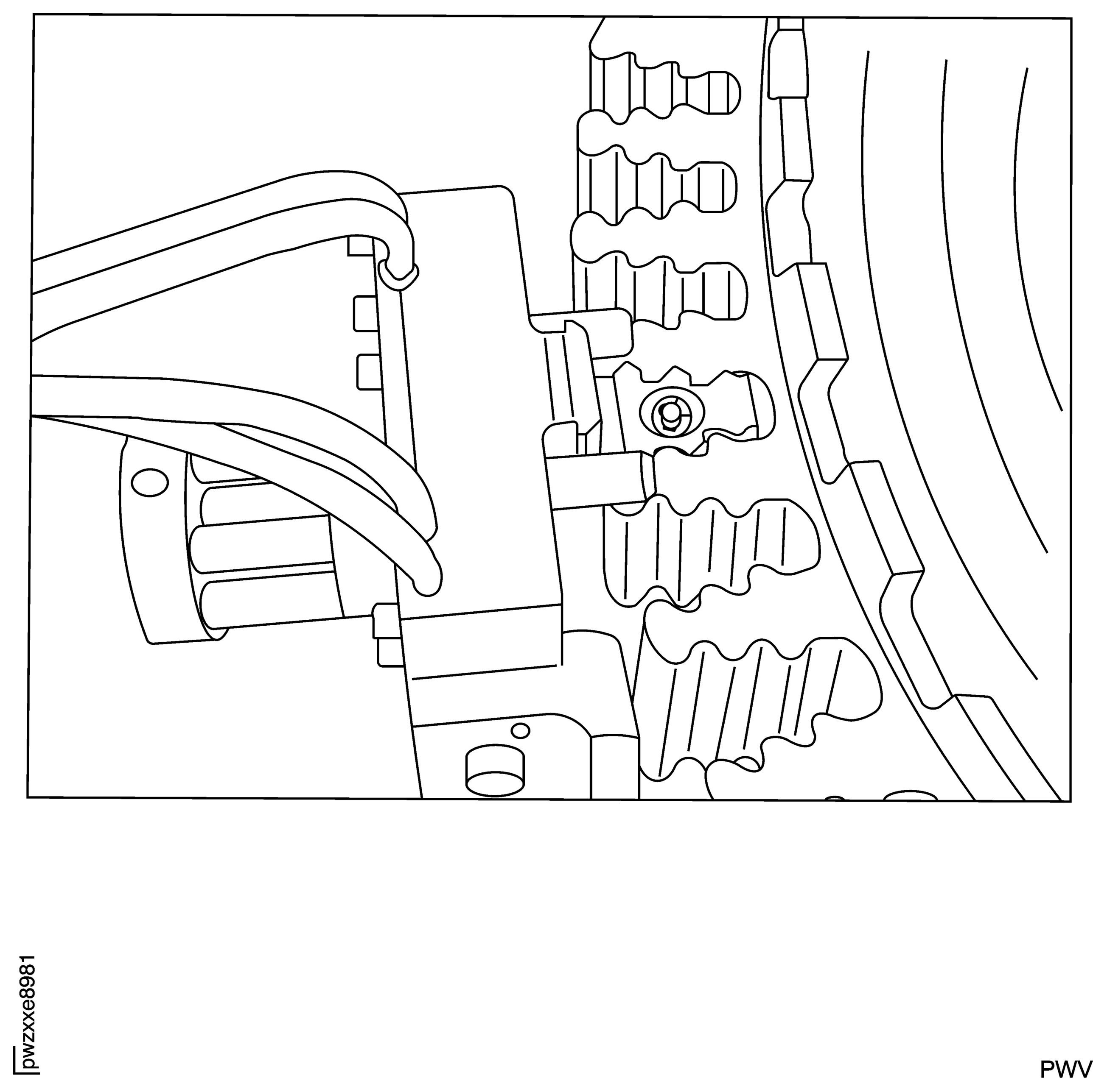 Probe Actuated in Blade Slot