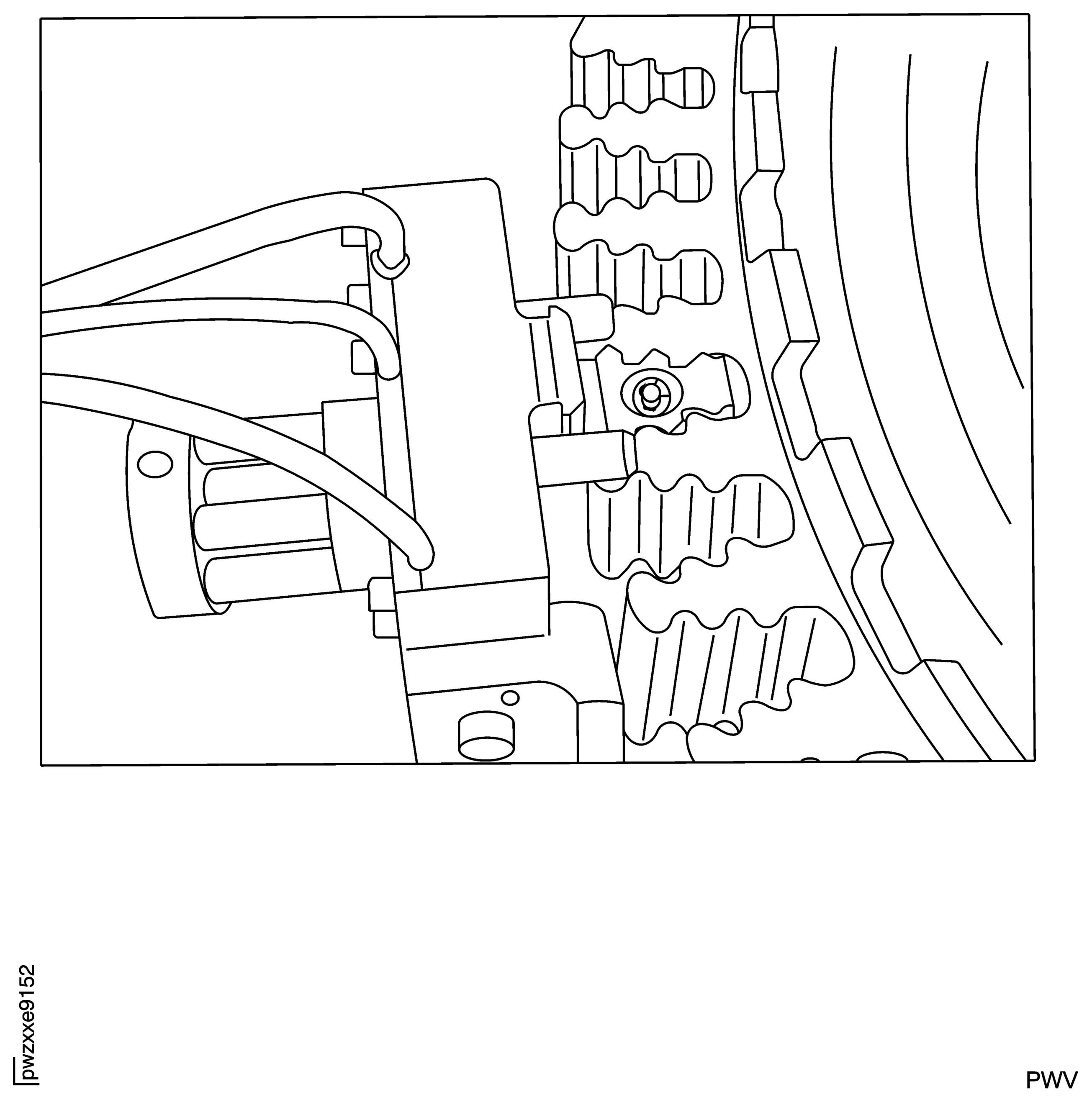Probe Actuated in Blade Slot