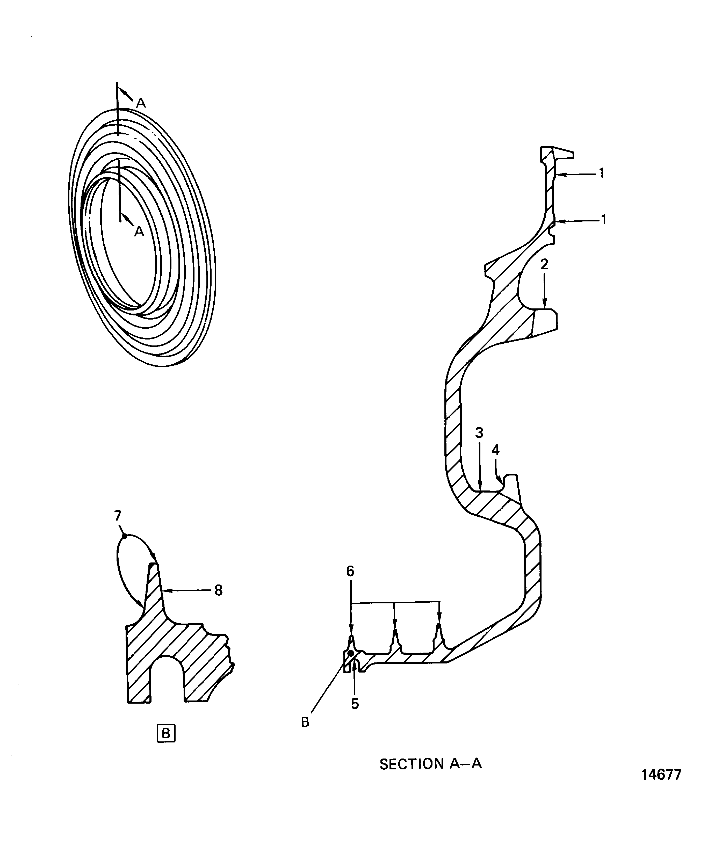 Stage 1 HPT Airseal Inspection Locations