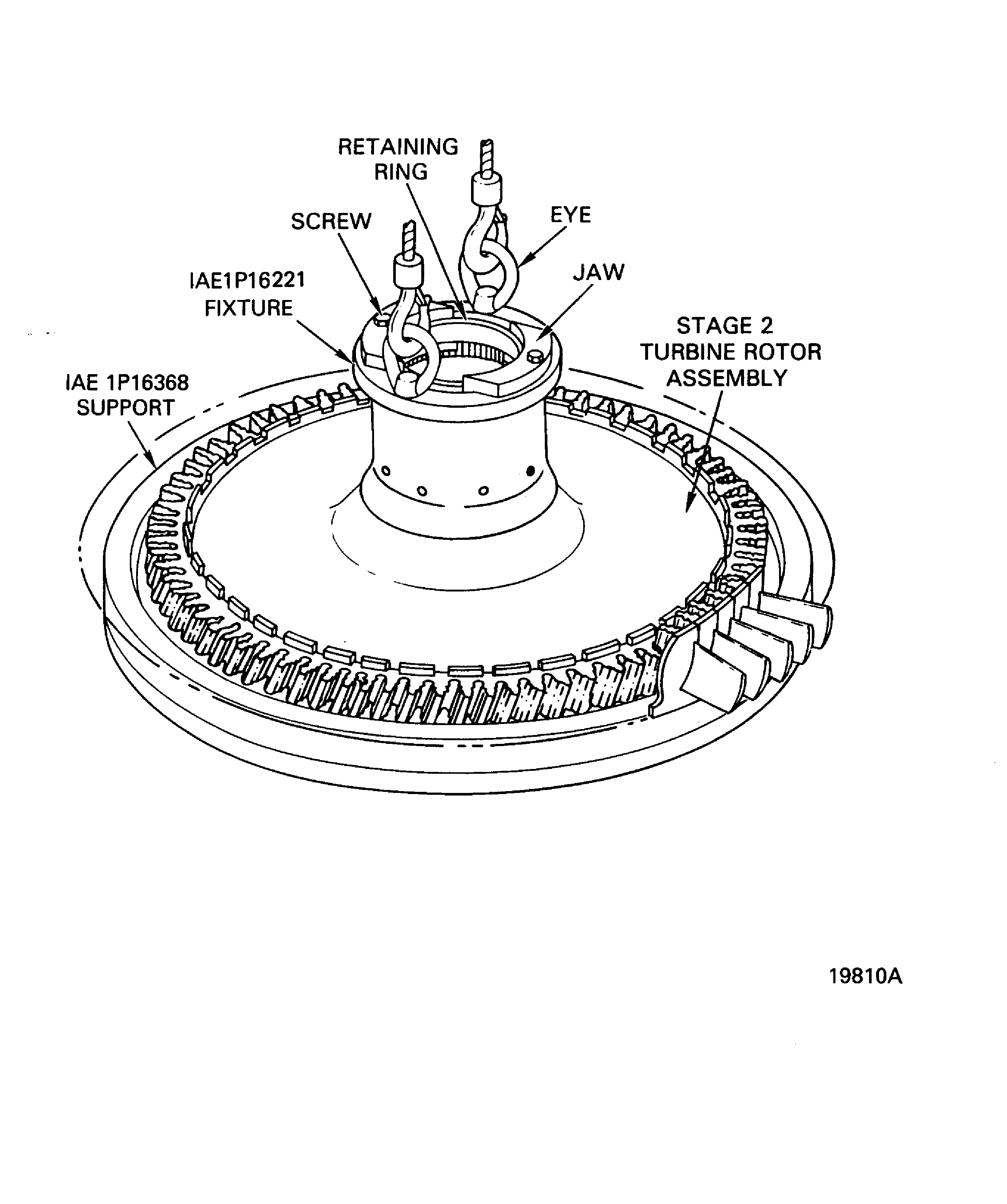 Install the IAE 1P16221 Fixture