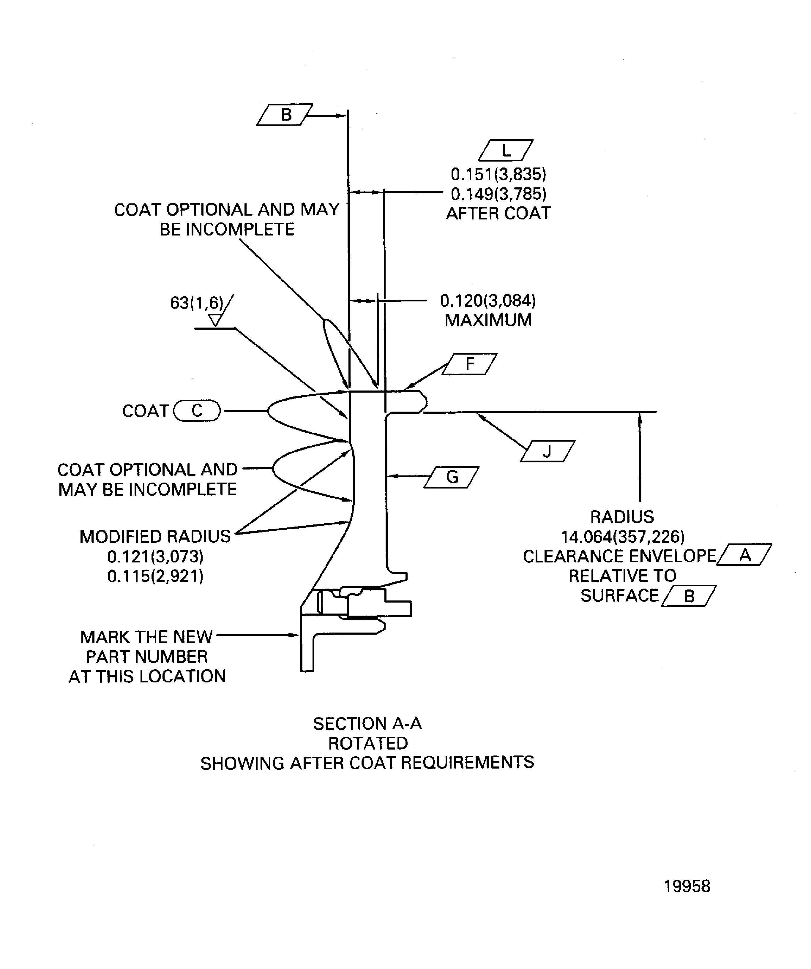Modification of the stage 1 duct support assembly