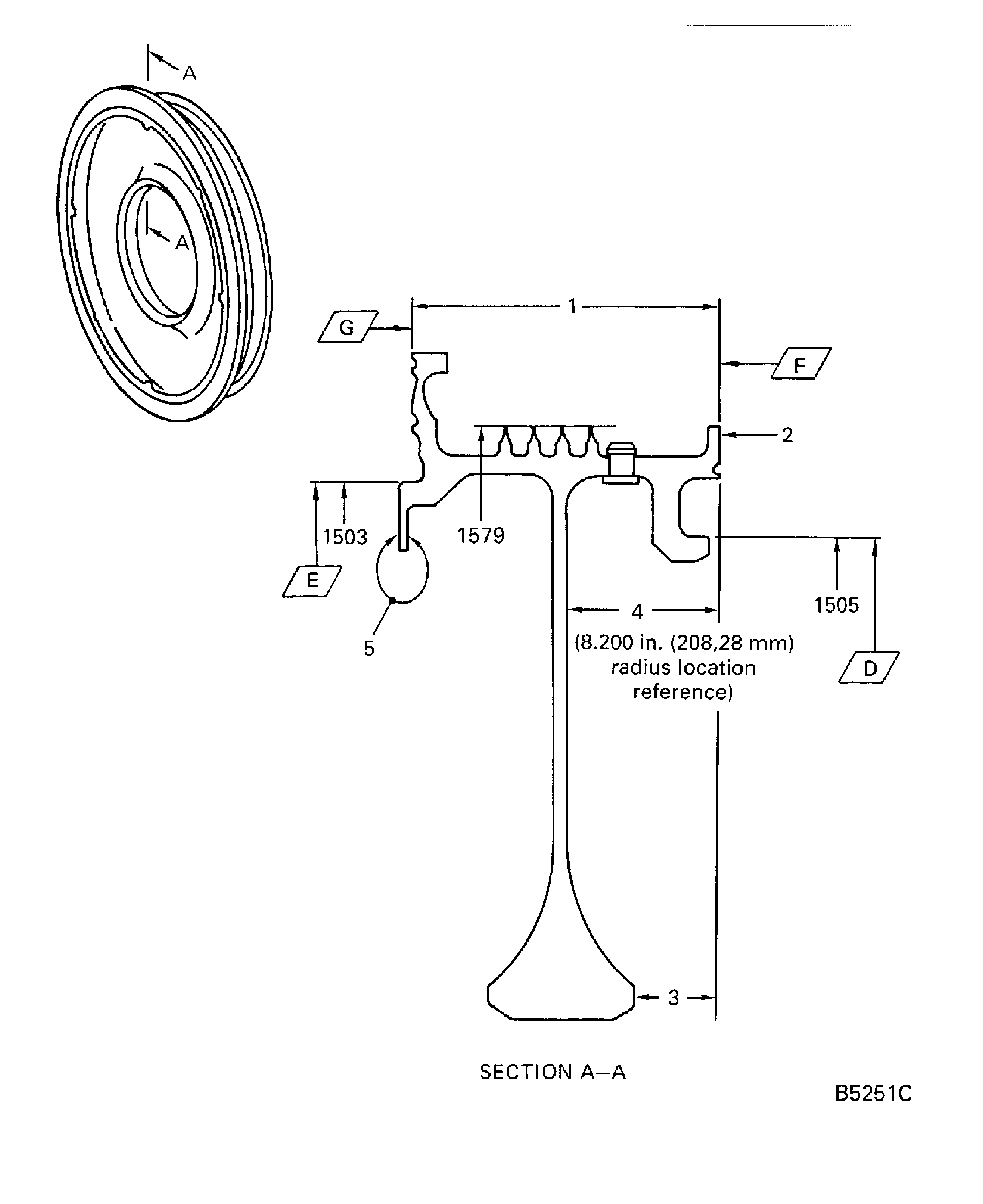 Stage 2 HPT Air Seal Inspection Location