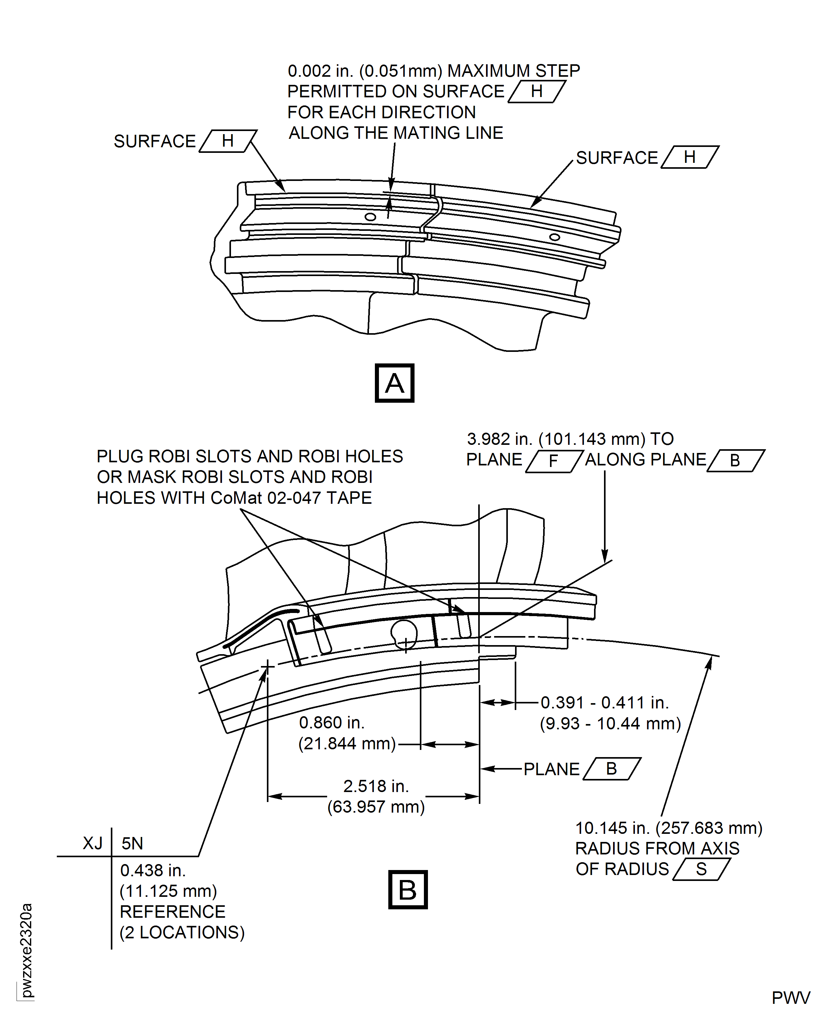 Repair Details and Dimensions