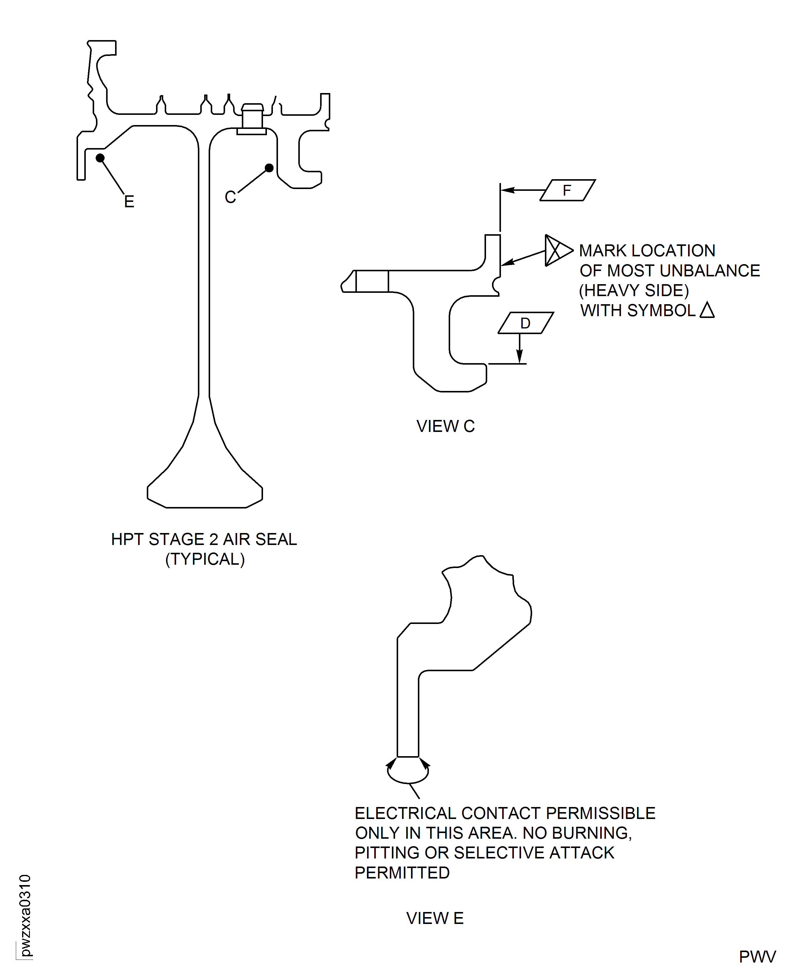 Marking and Electrical Contact Location