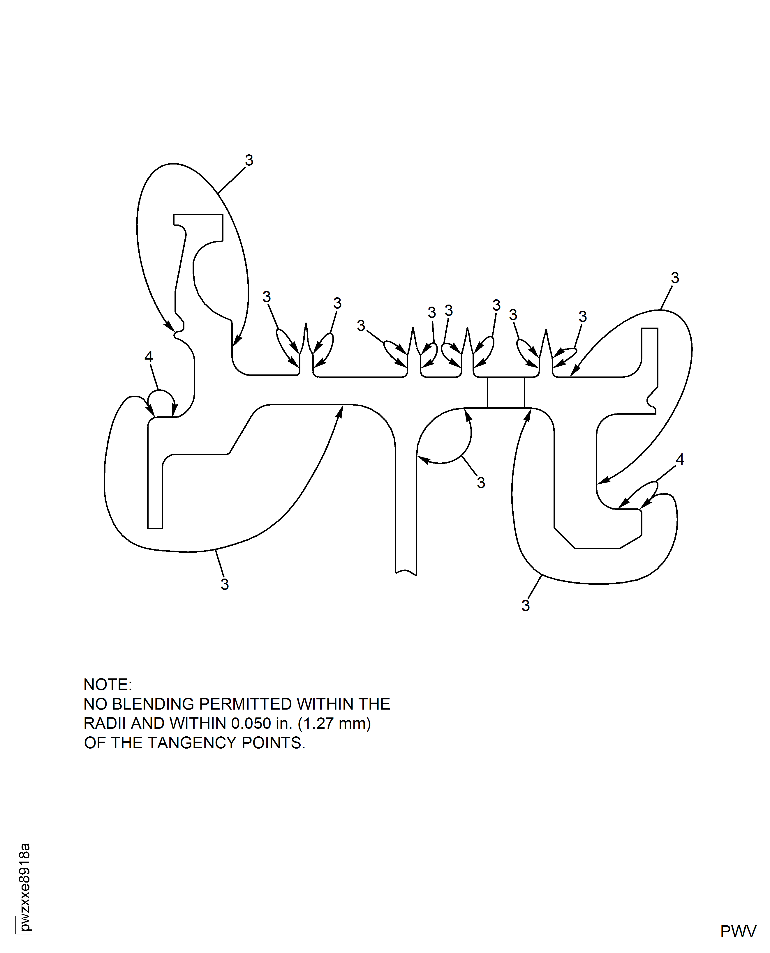 Repair Locations and Details for PN 2A4196