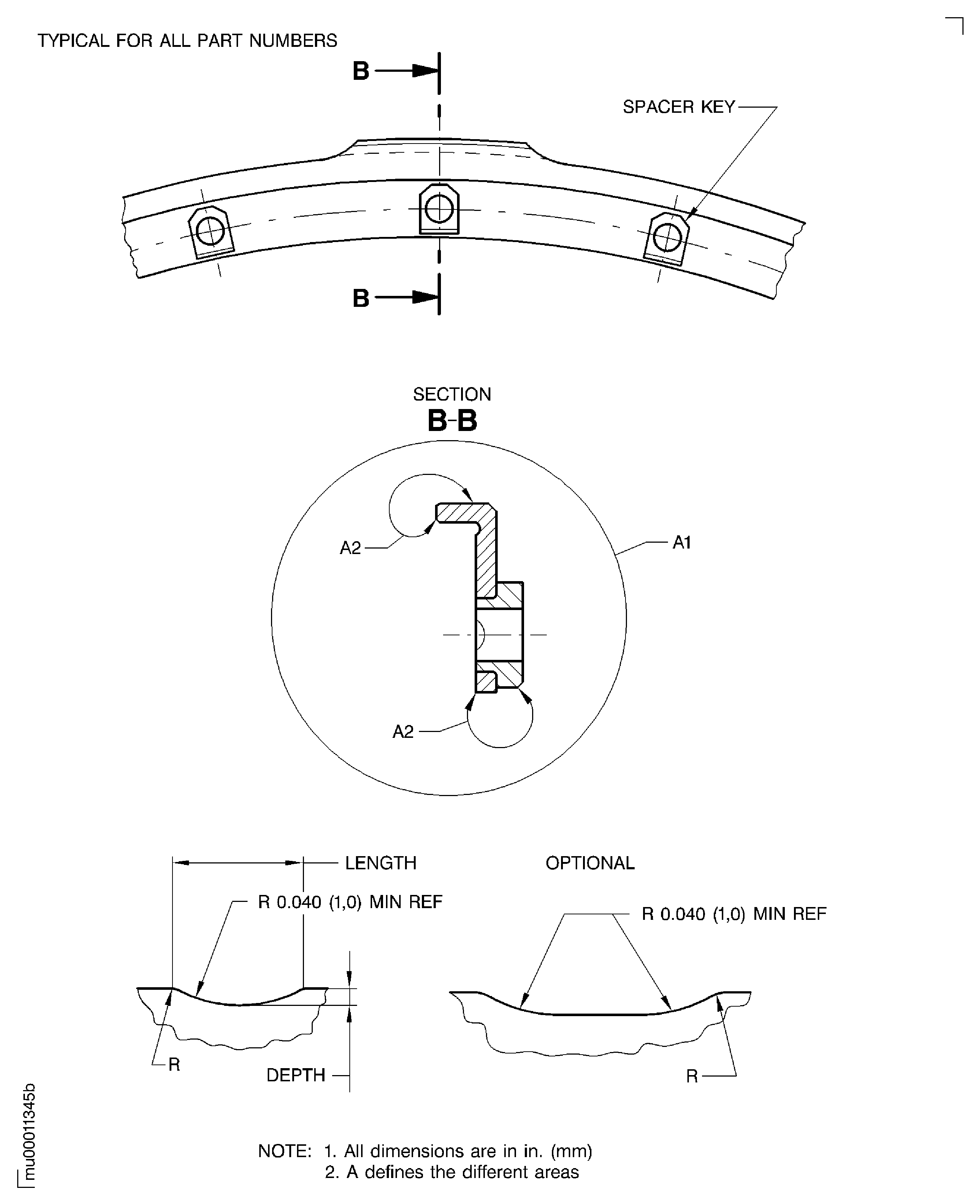 Repair Details and Dimensions