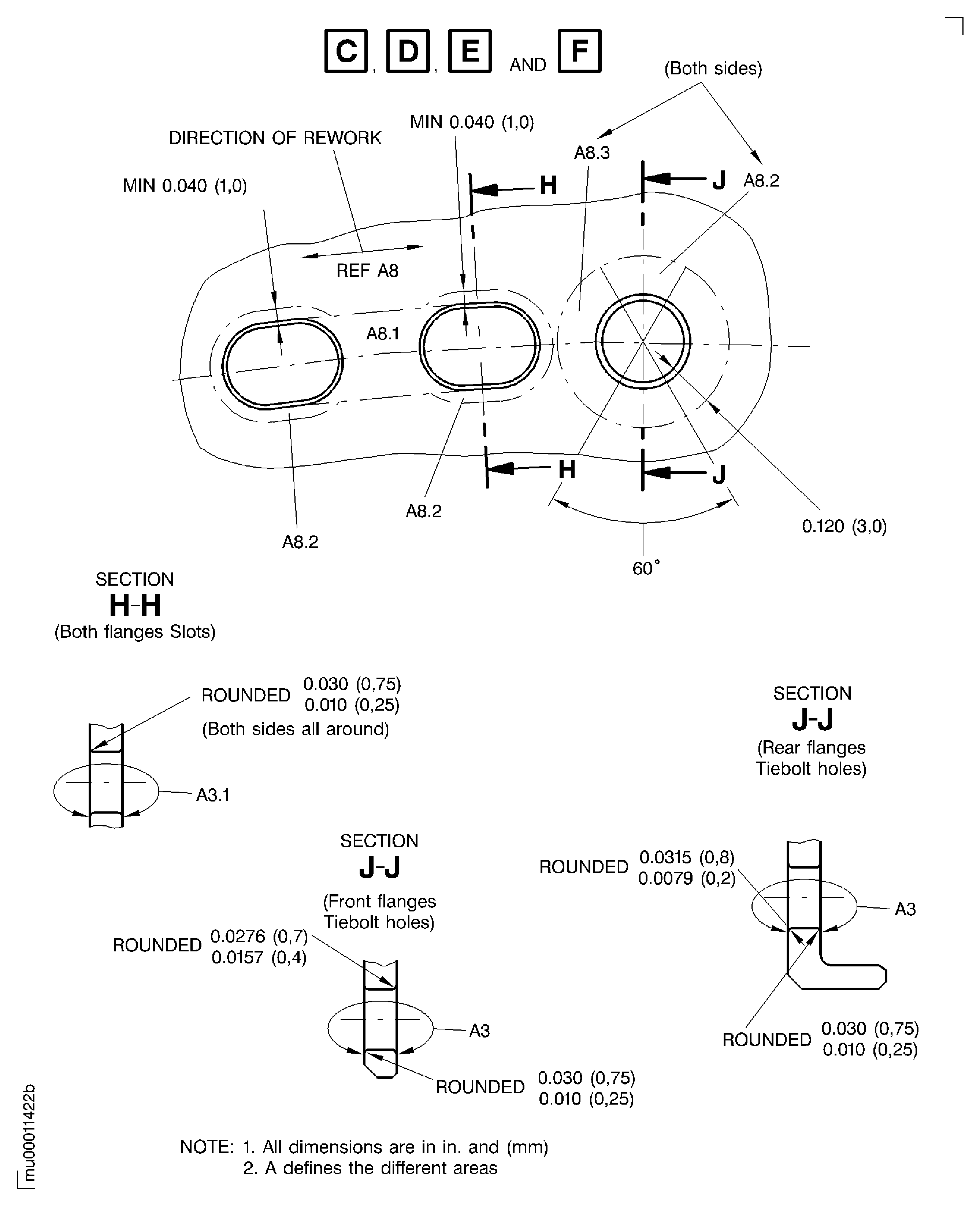 Repair Details and Dimensions