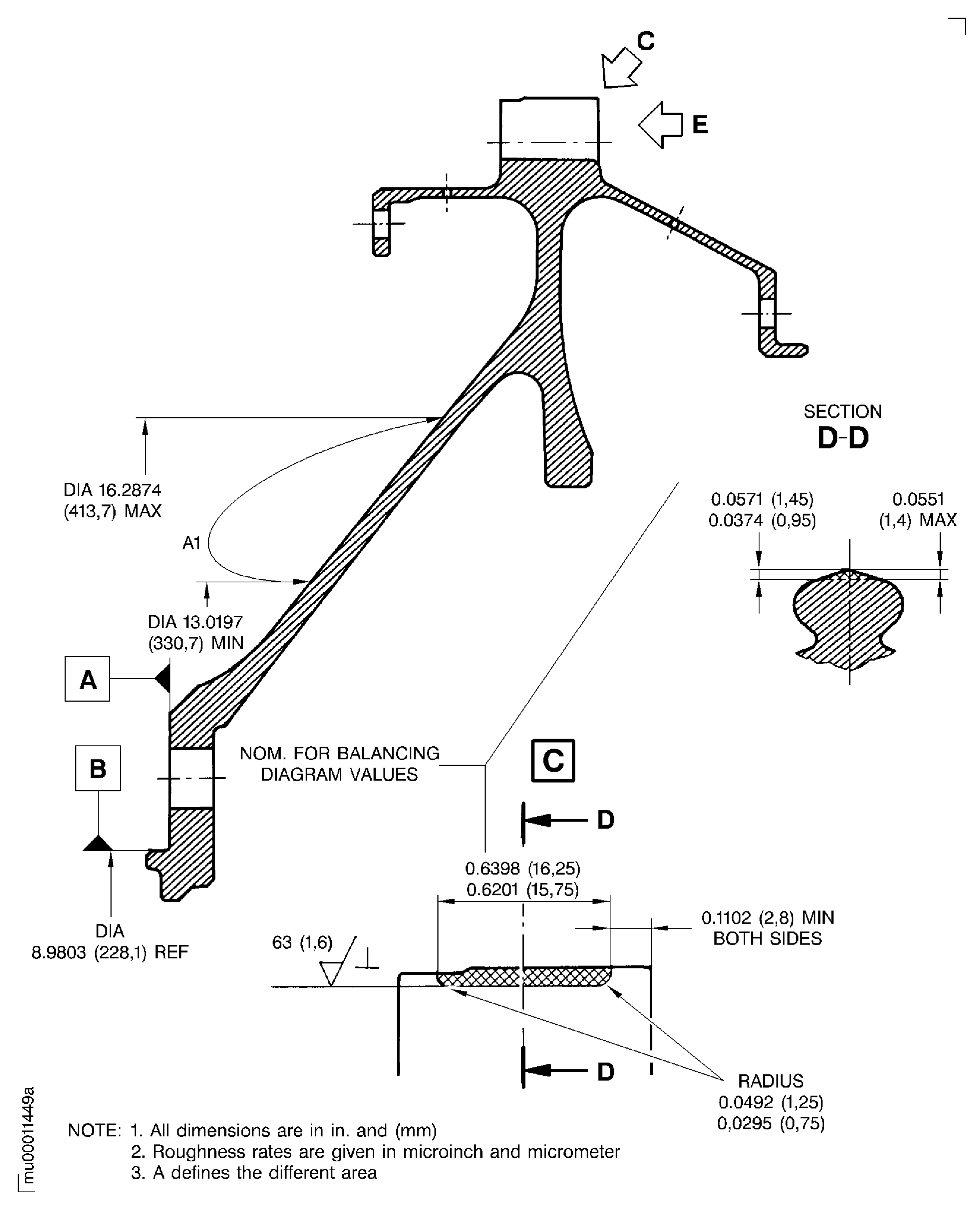 Repair Details and Dimensions
