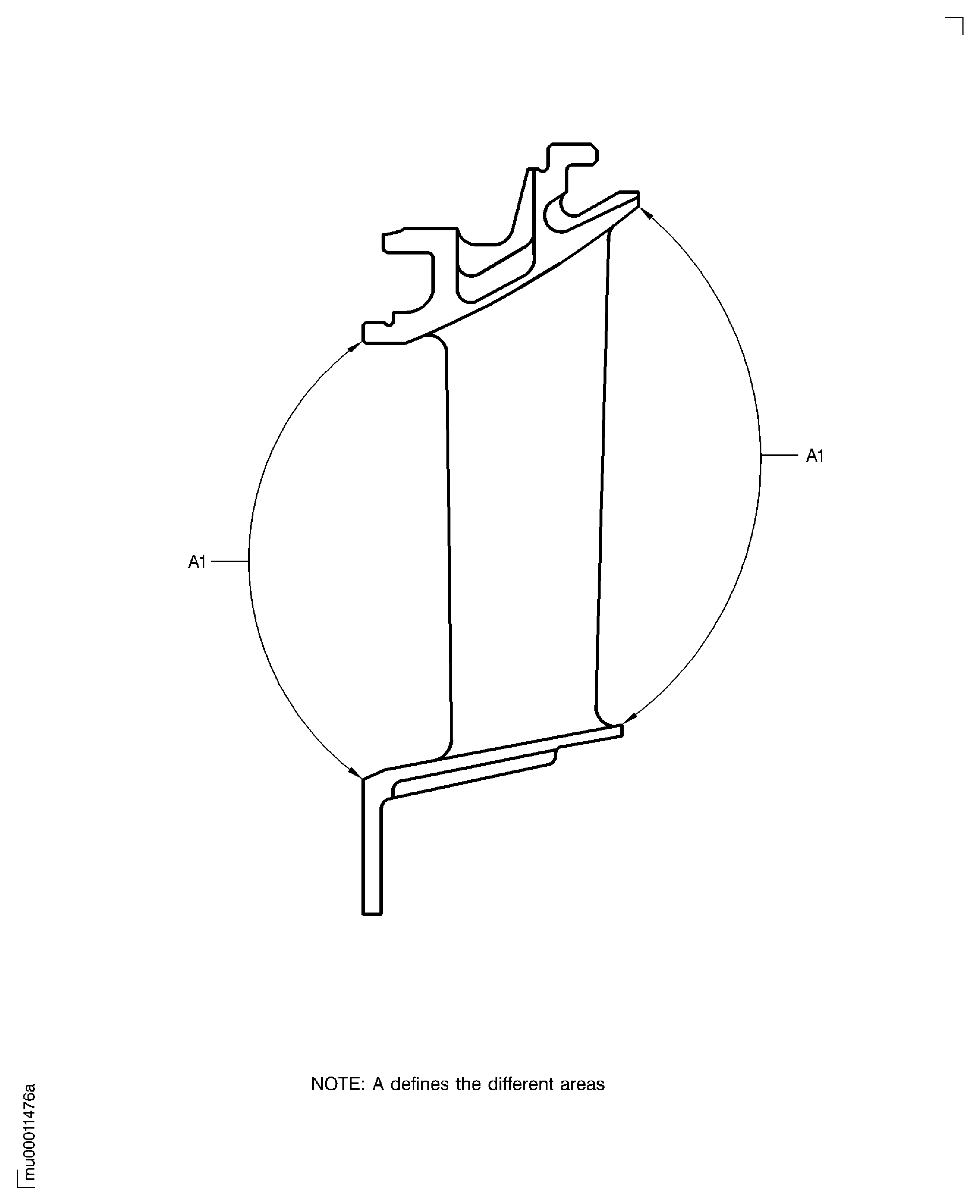 Touch-up coating of the stage 3 turbine vane