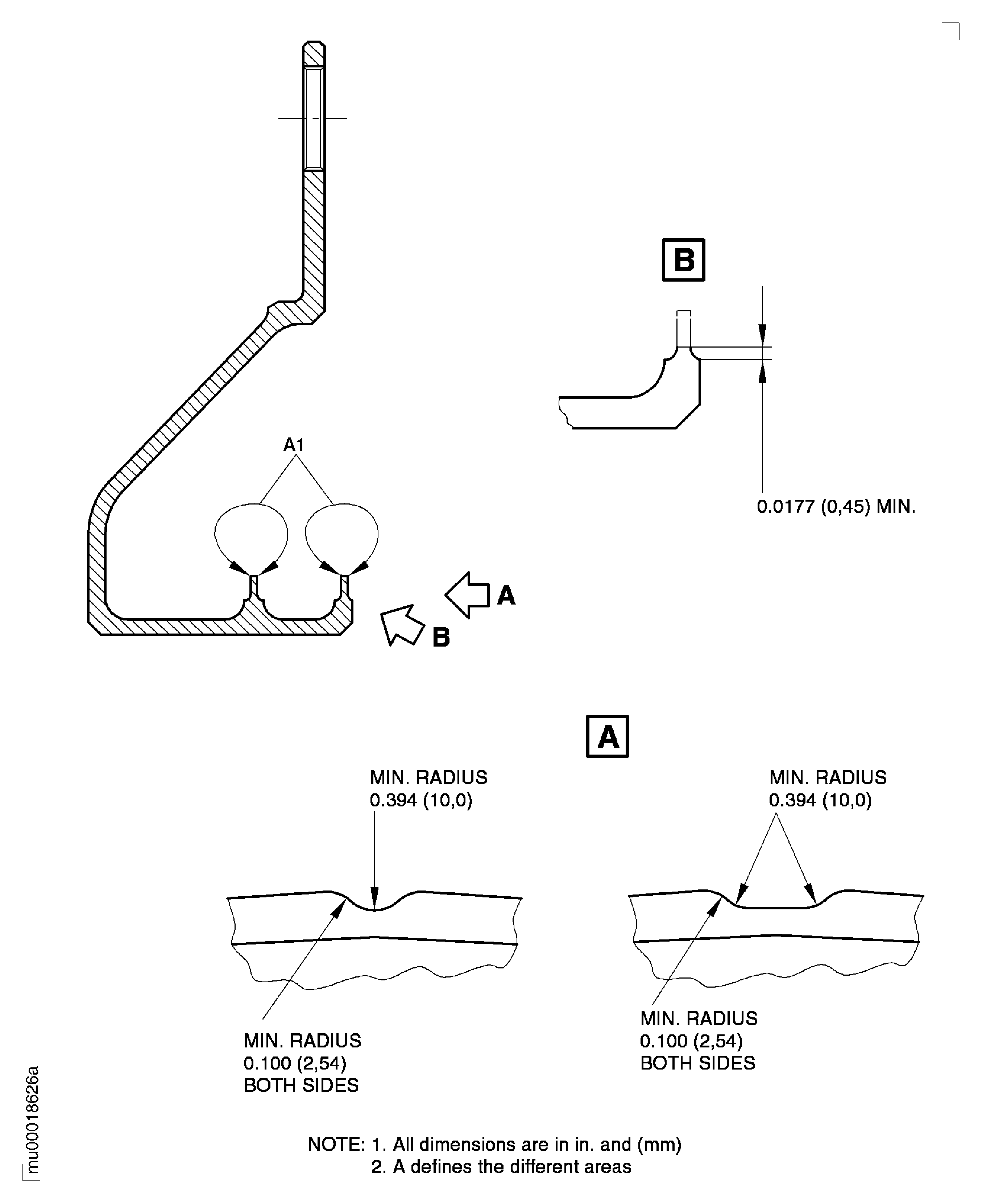 Repair Details and Dimensions