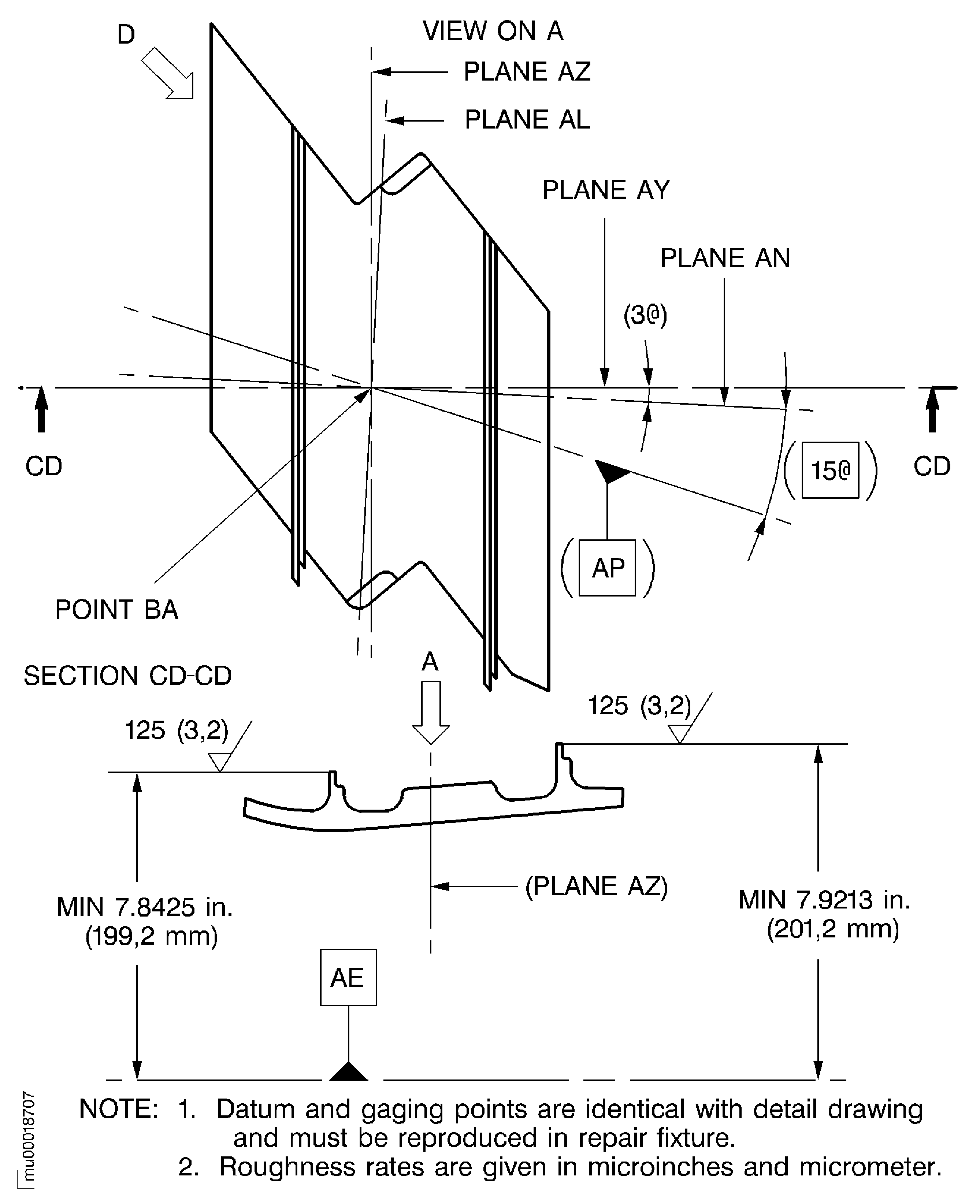 Weld build-up the knife edge seals of the stage 6 turbine blade