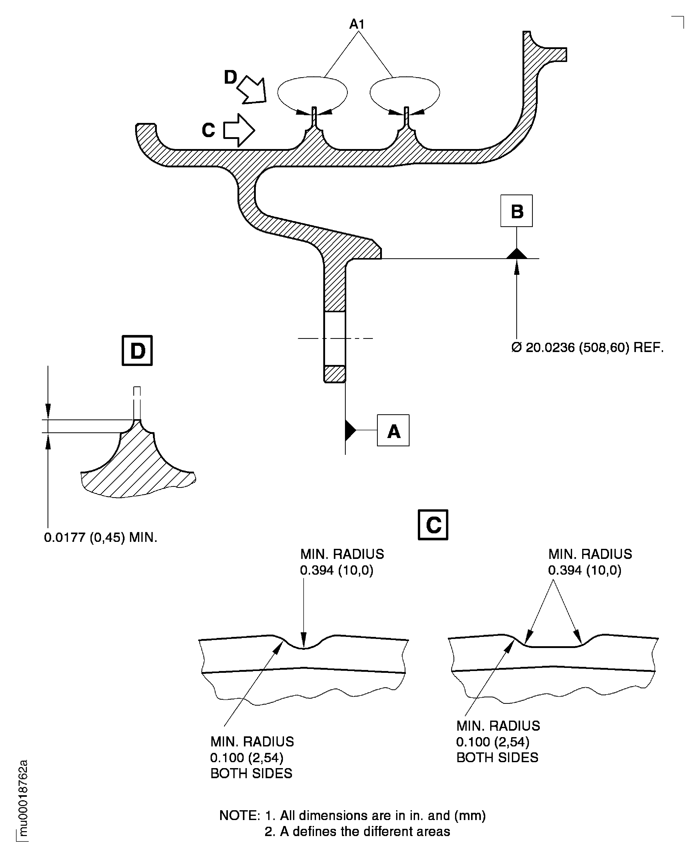 Repair Details and Dimensions