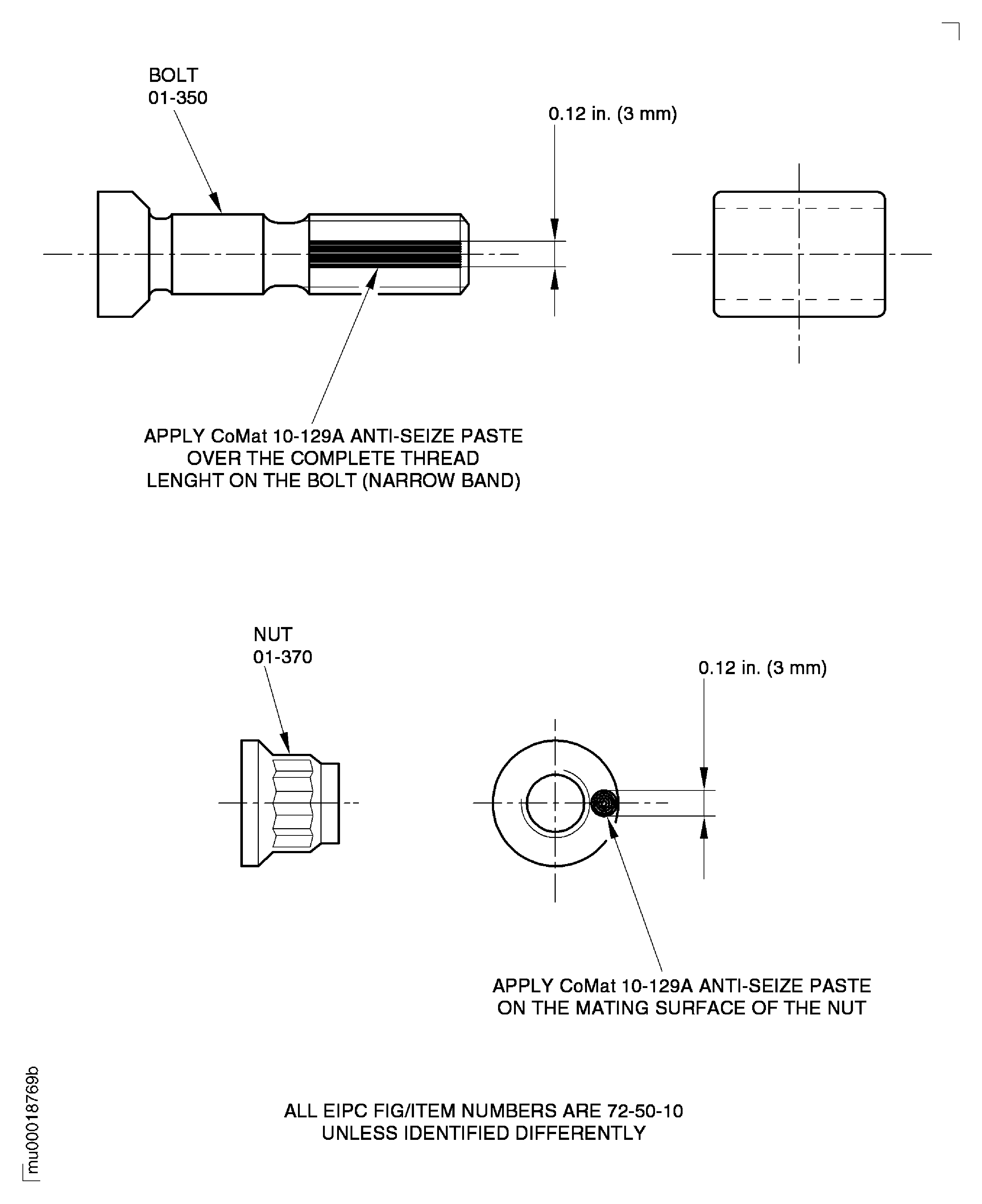 Lubrication of the Bolt Thread and the Nut Mating Surface