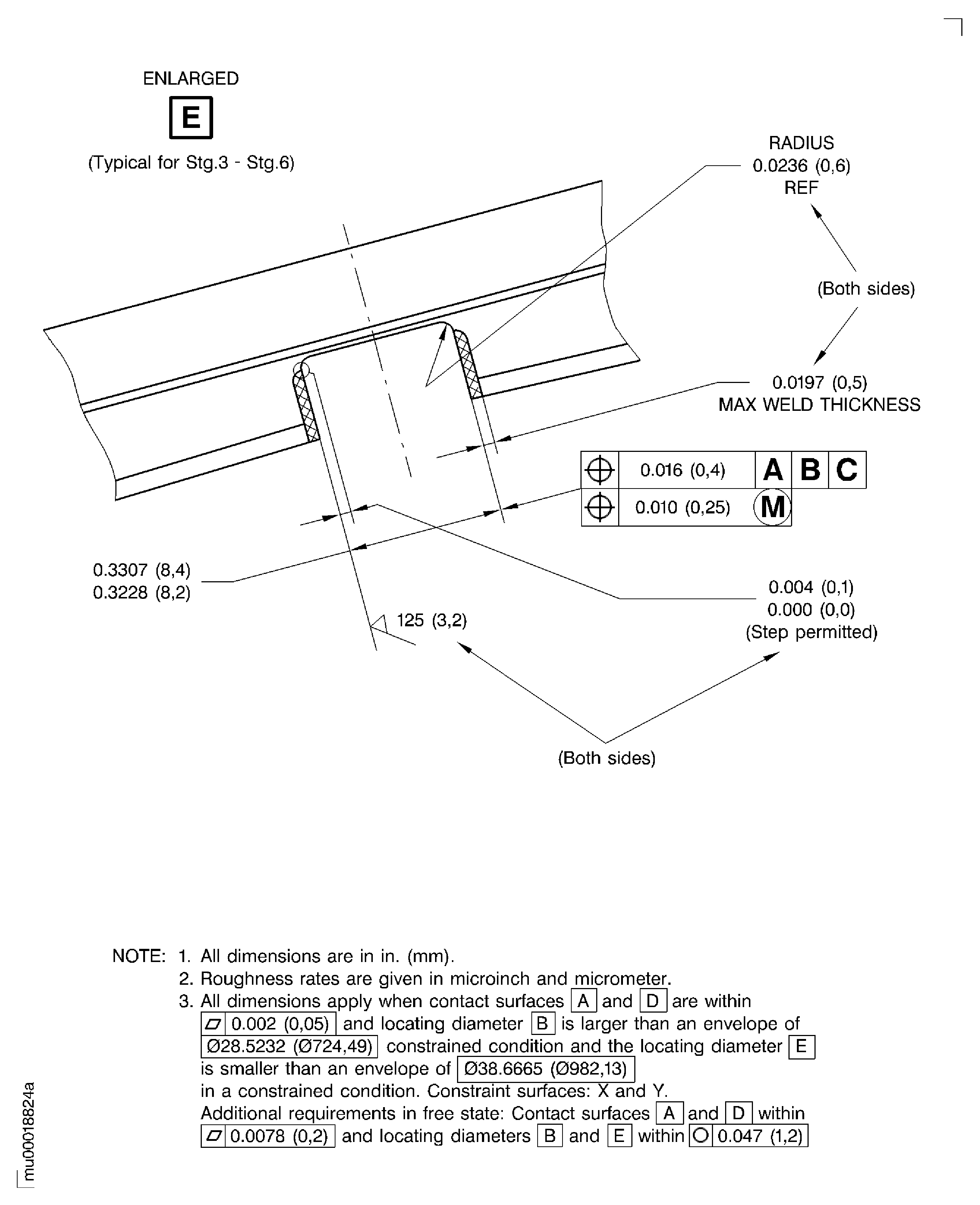 LP turbine case anti rotation slots after weld repair