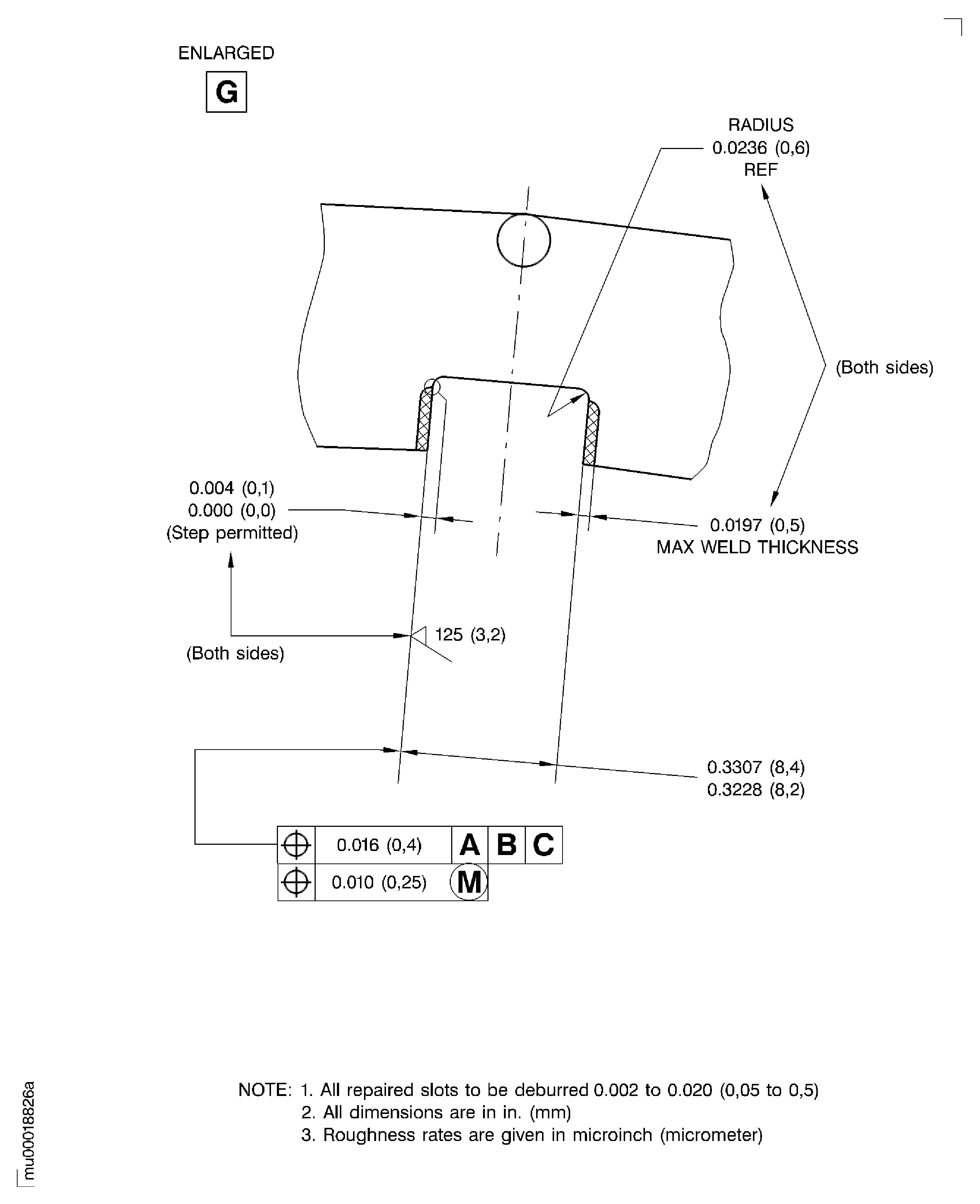 LP turbine case anti rotation slots after weld repair