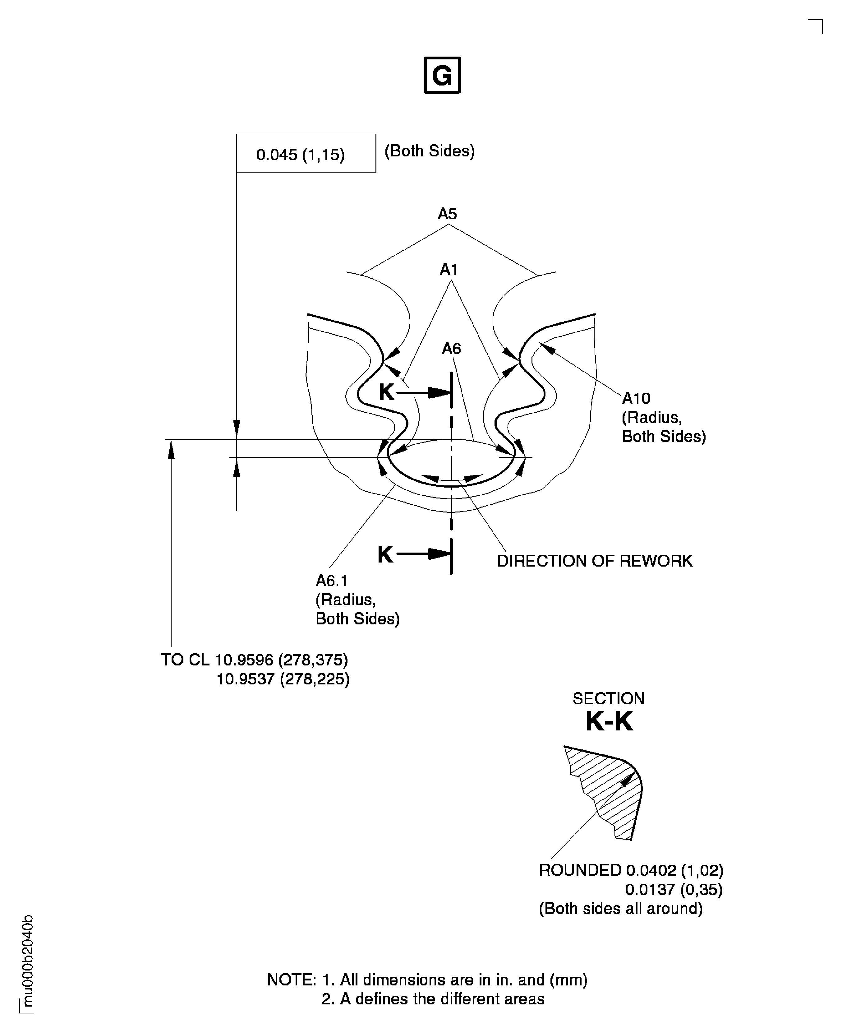 Repair Details and Dimensions