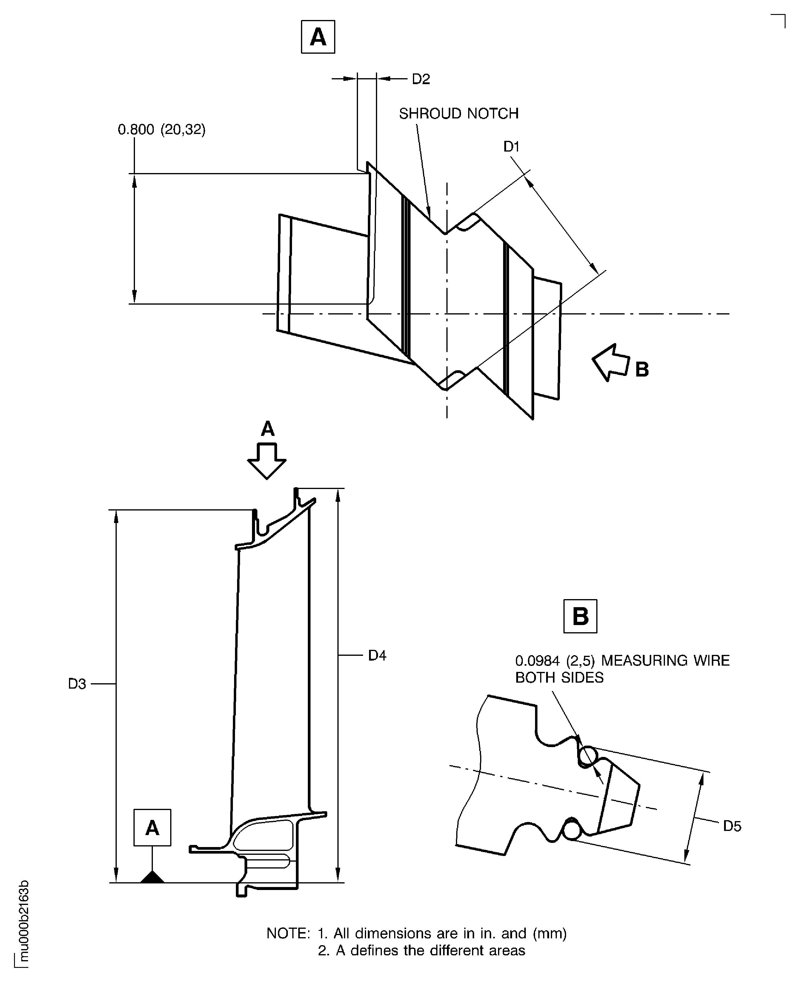Examine the Stage 3 Turbine Blades