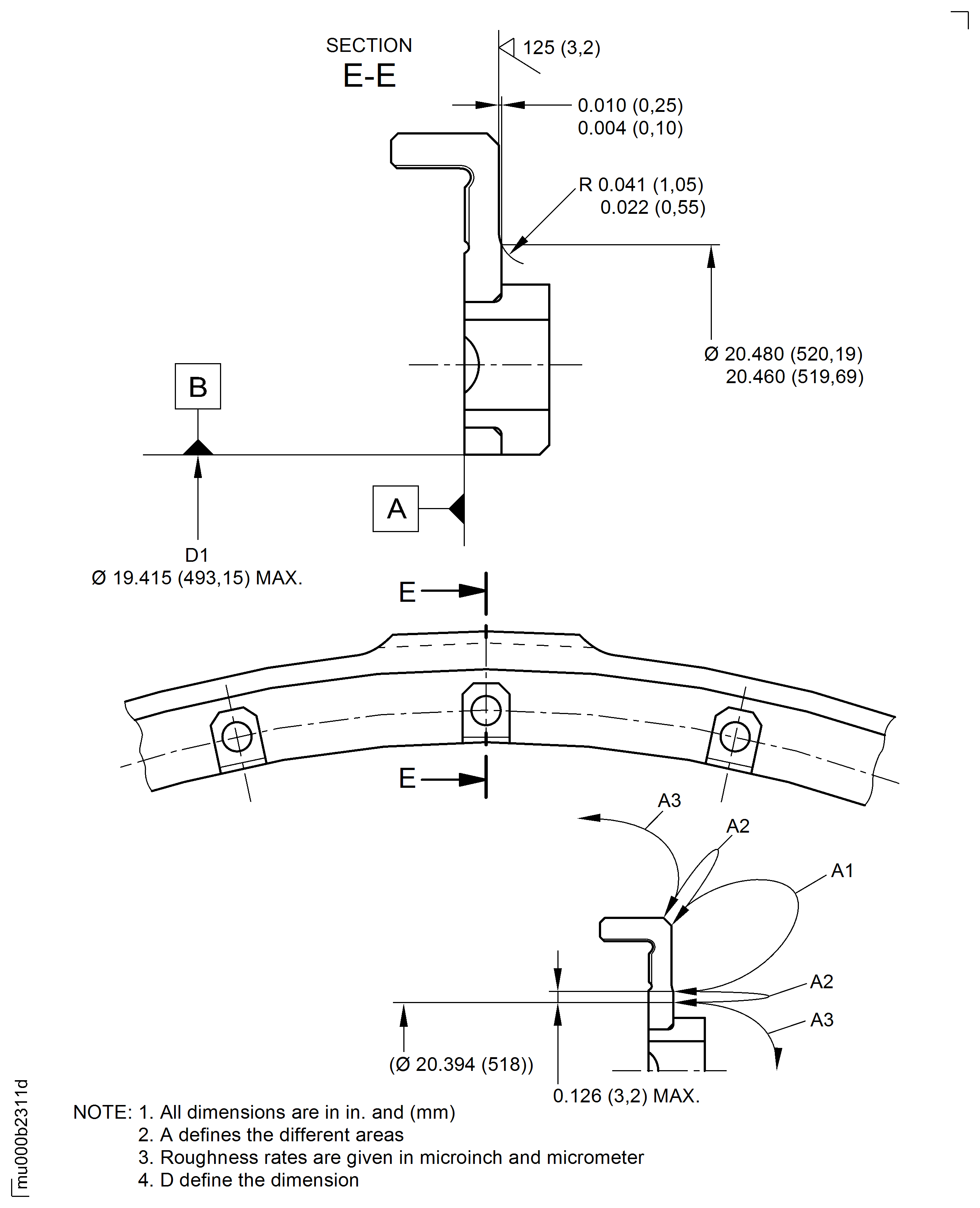 Repair Details and Dimensions